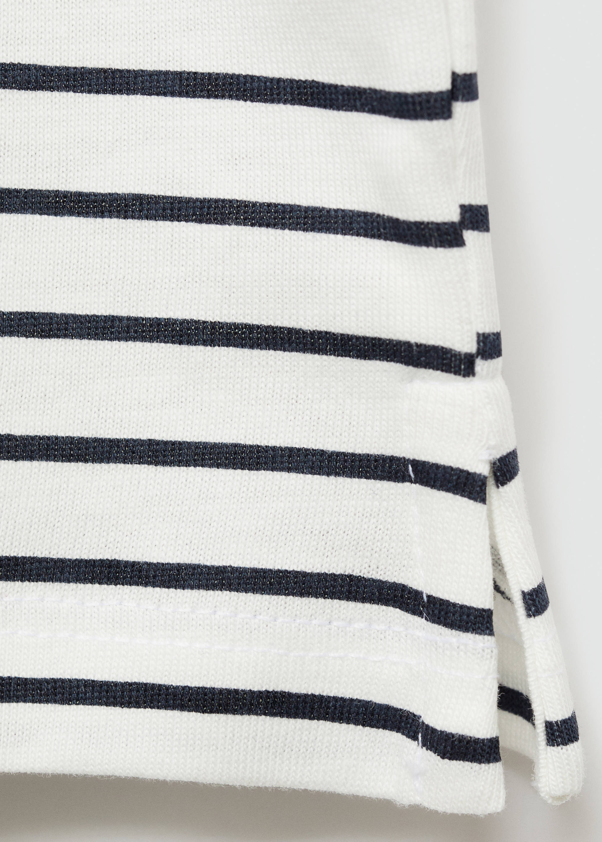 Striped cotton T-shirt - Details of the article 0