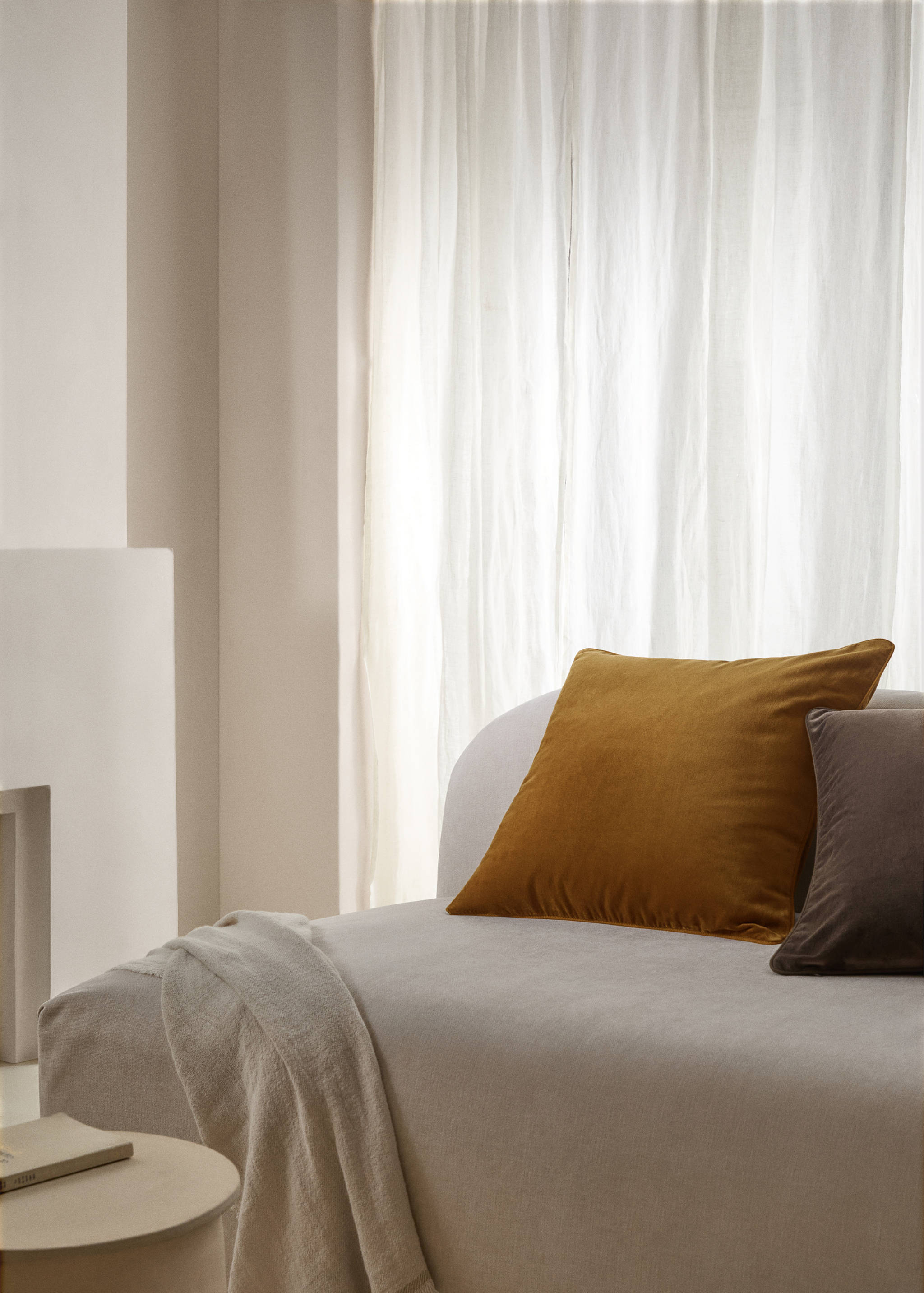 Poszewka na jaśka z aksamitu 60 x 60 cm - Plan ogólny