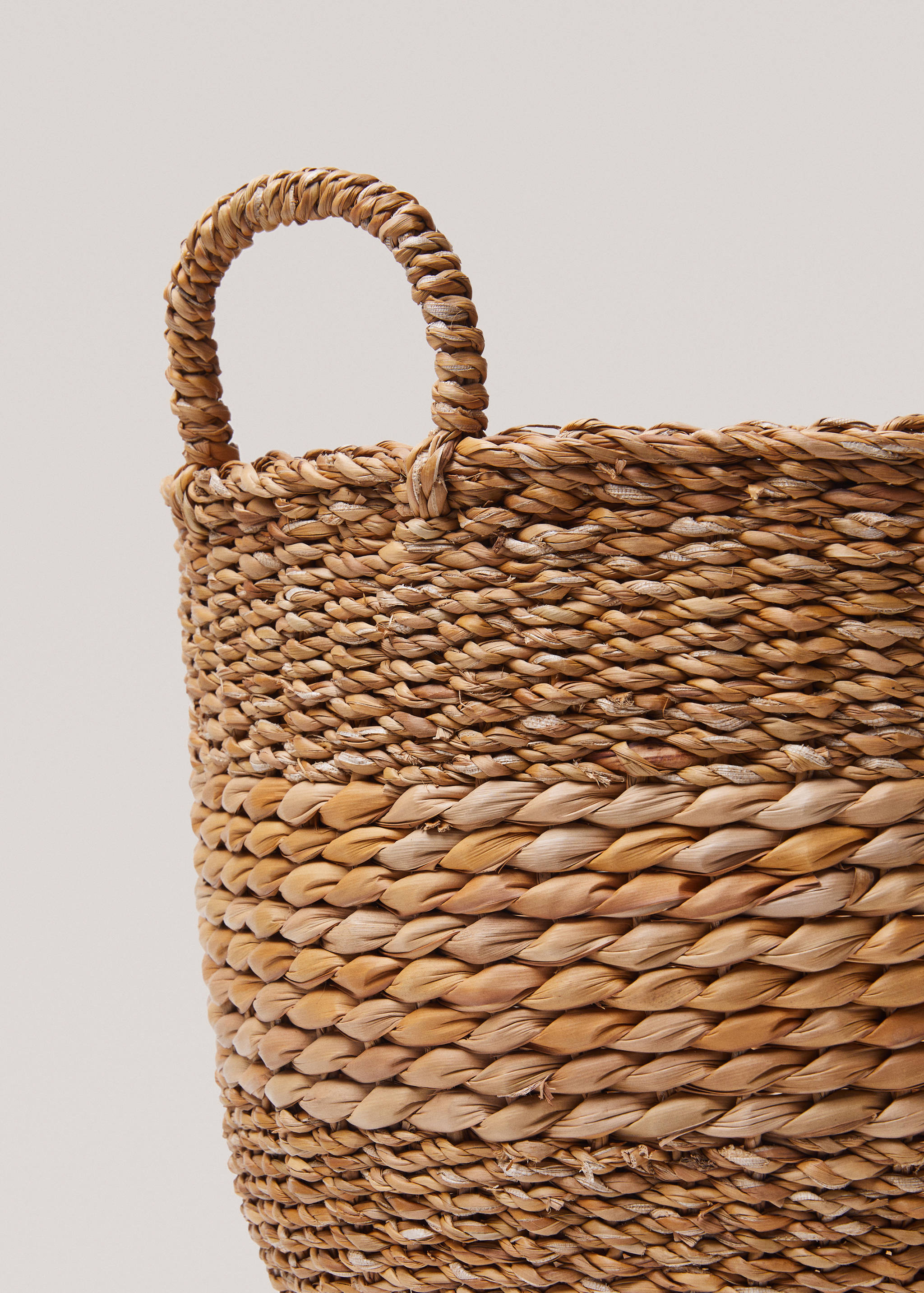 Natural fibers round basket 40x30cm - Details of the article 2
