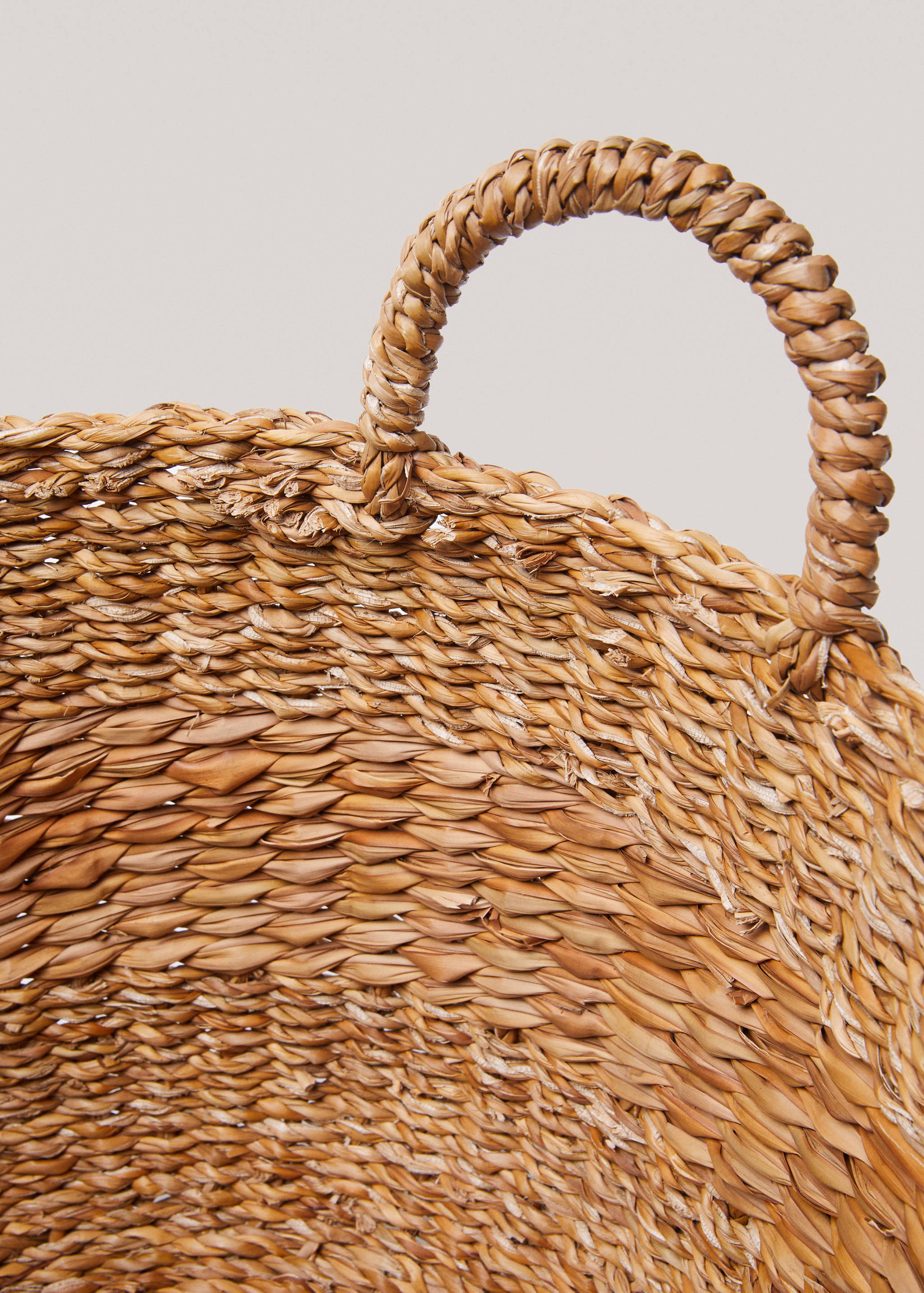 Natural fibers round basket 40x30cm - Details of the article 3