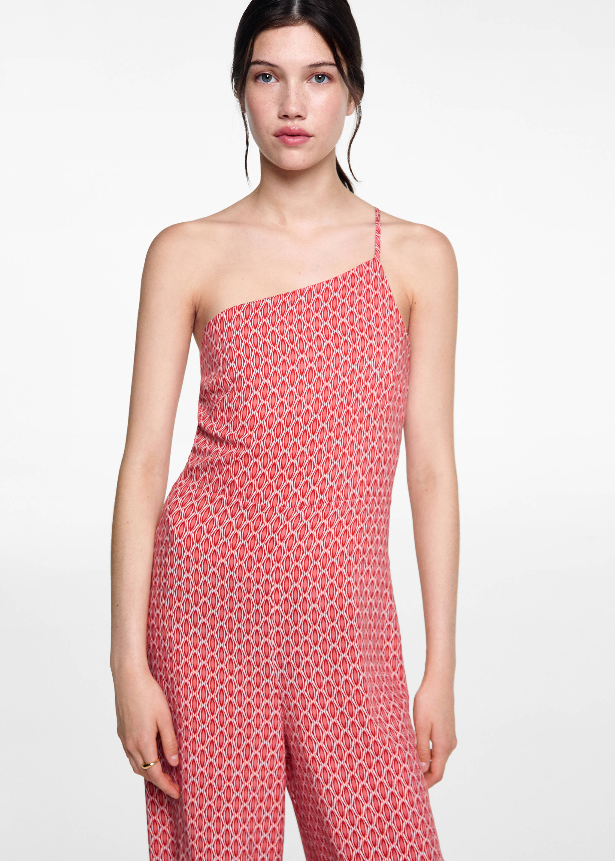 بدلة مطبوعة غير متناظرة - رؤية وسط