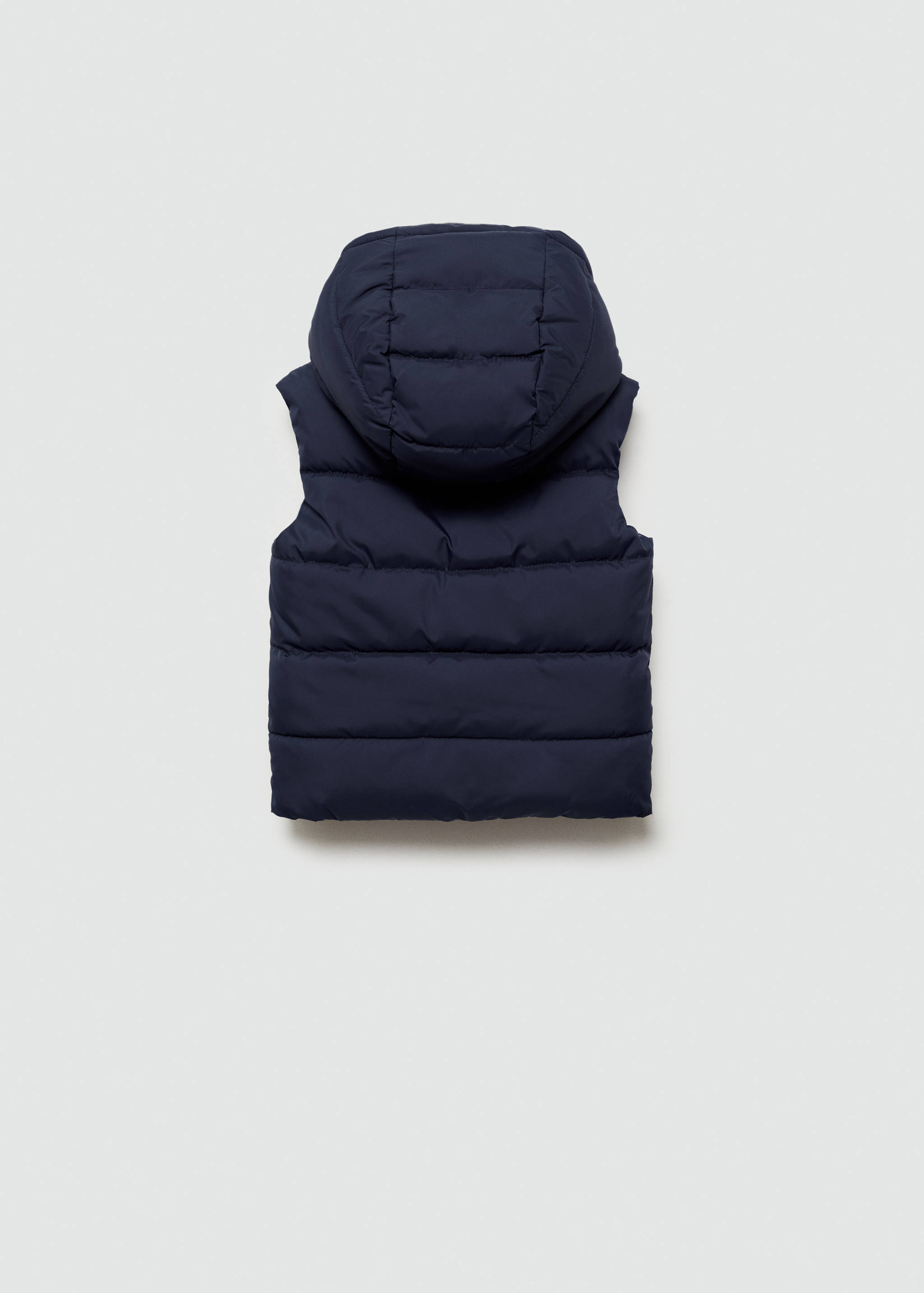 Reversible quilted gilet - Reverse of the article