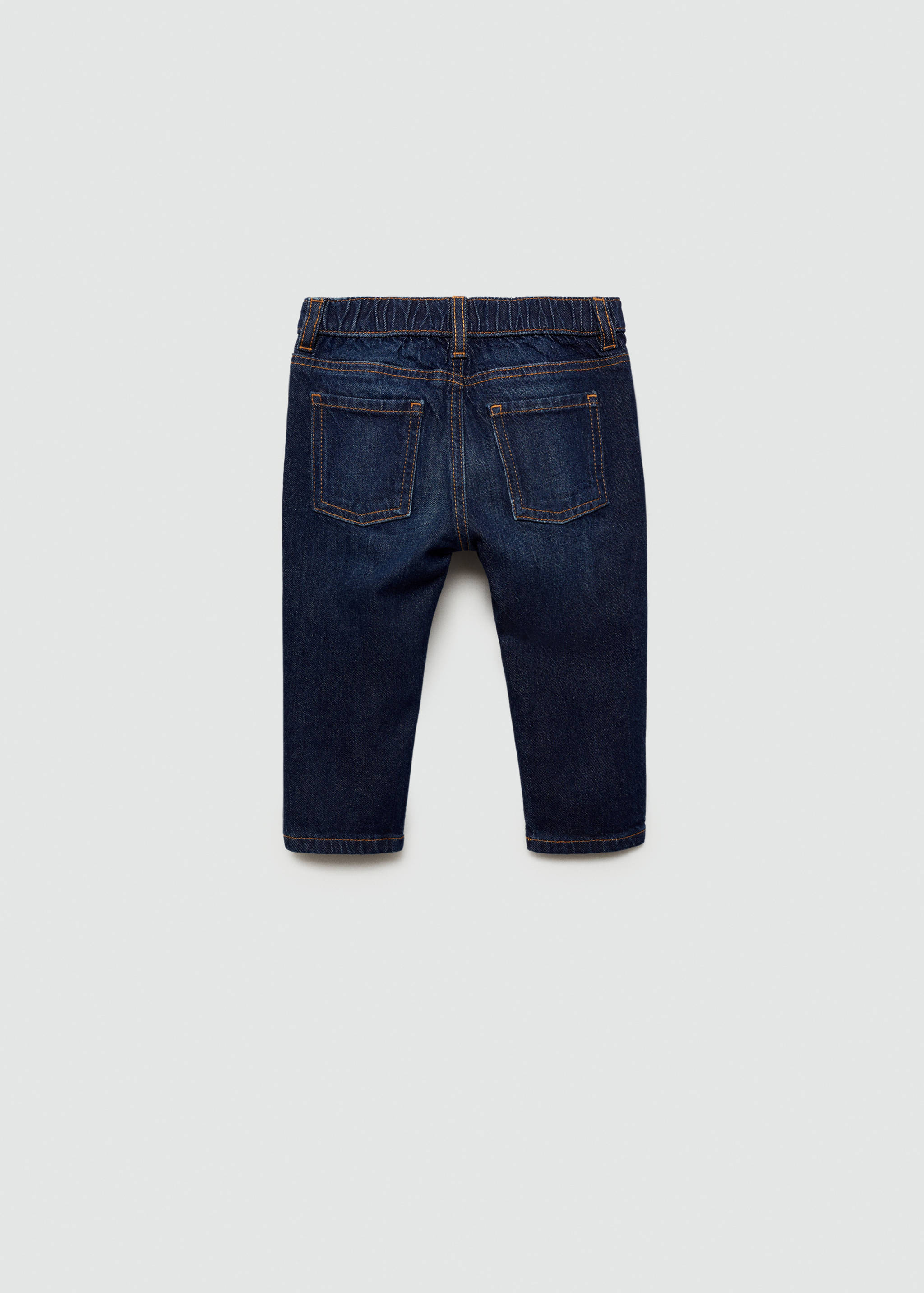 Drawstring waist jeans - Reverse of the article