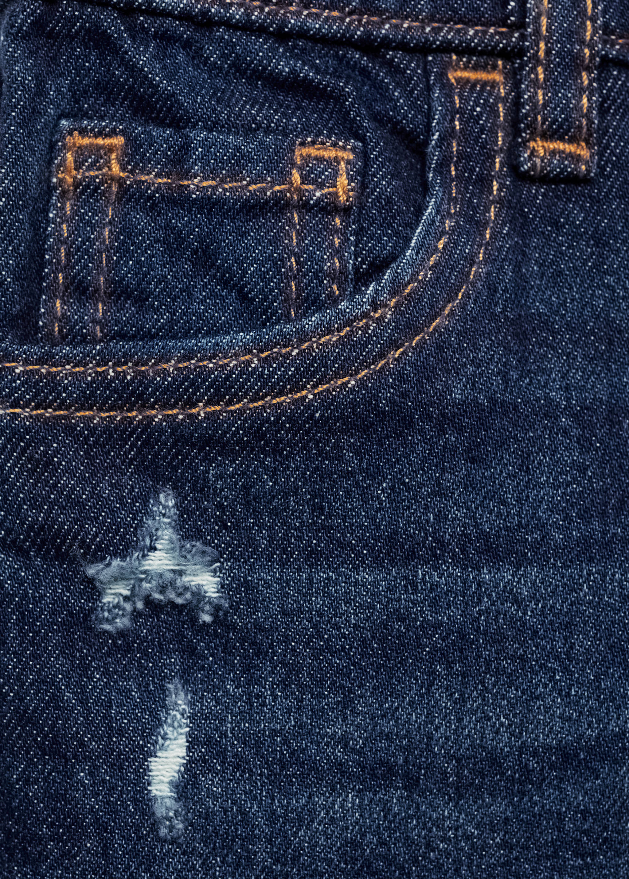 Drawstring waist jeans - Details of the article 0
