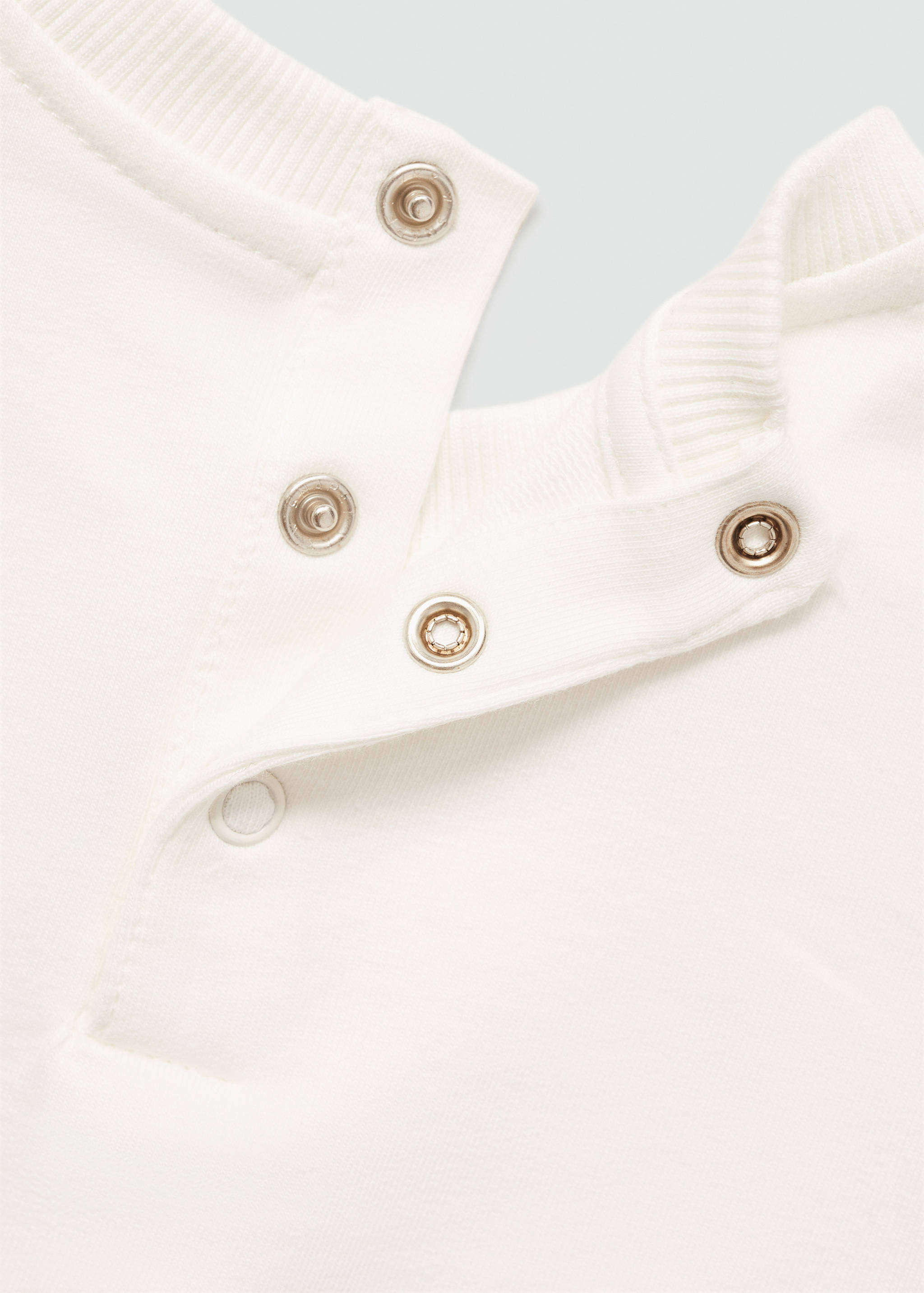 Ruffled cotton sweatshirt - Details of the article 0