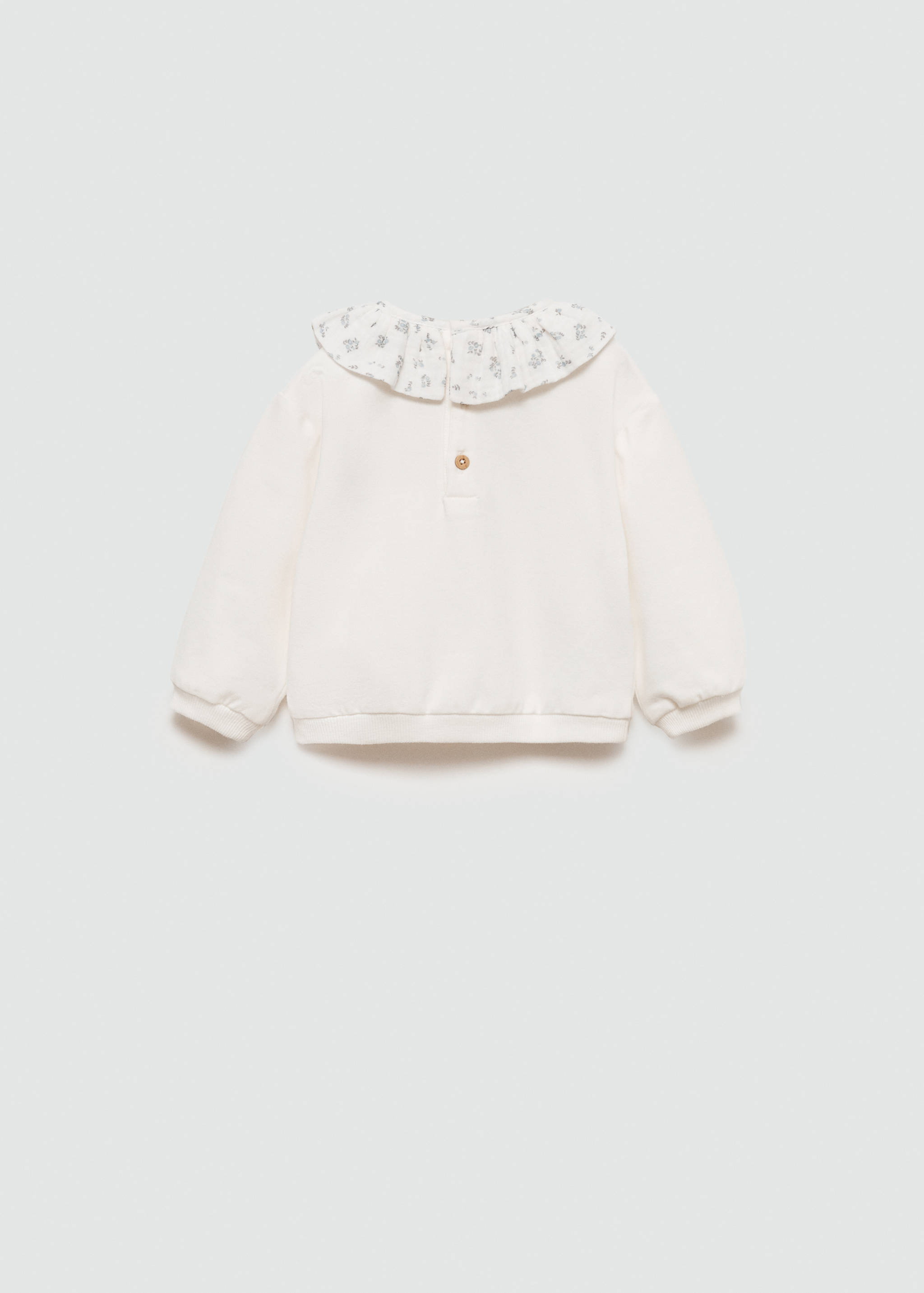 Babydoll neck sweatshirt - Reverse of the article