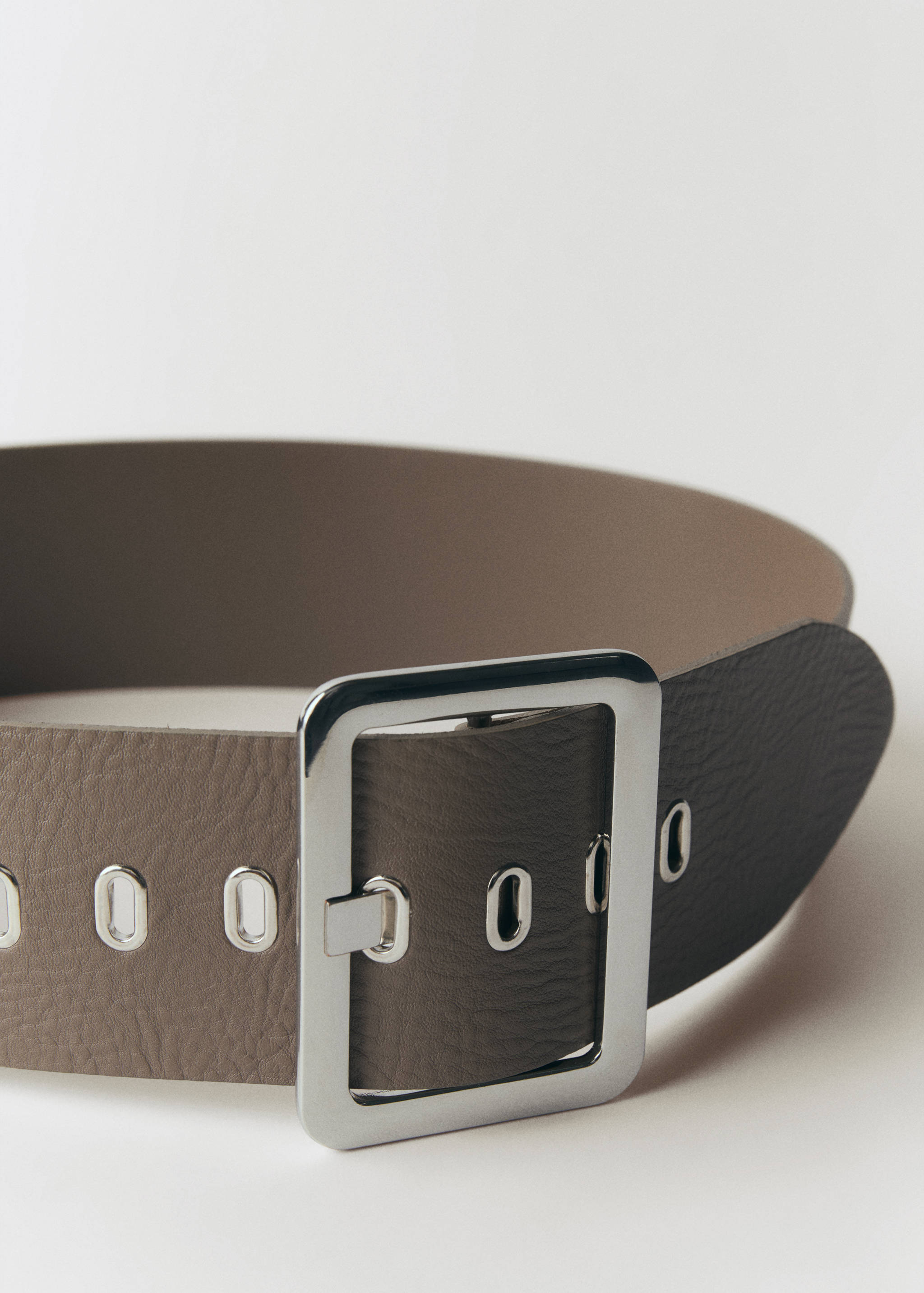 Cinturón ancho piel - Plano medio