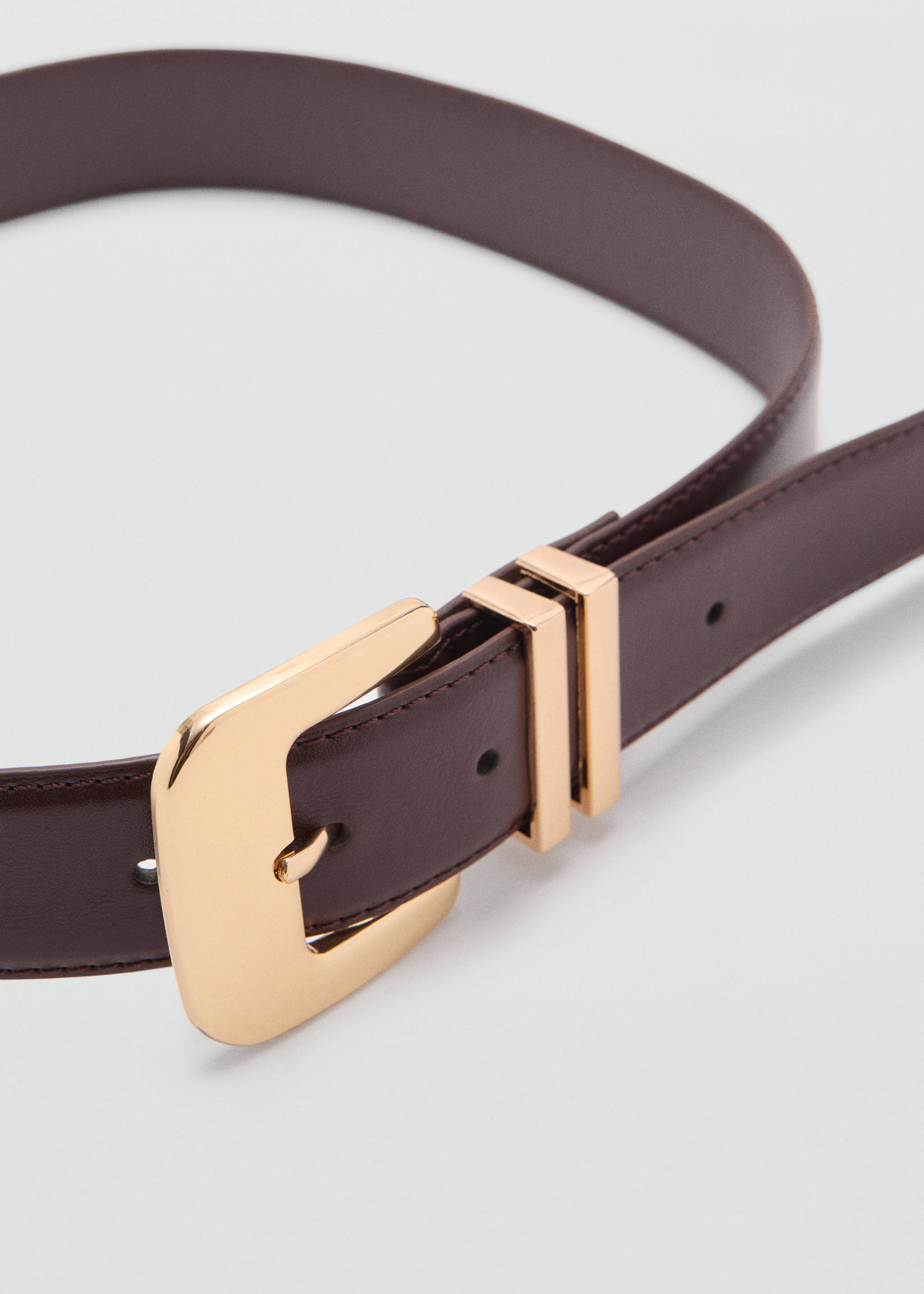 Square buckle belt - Medium plane