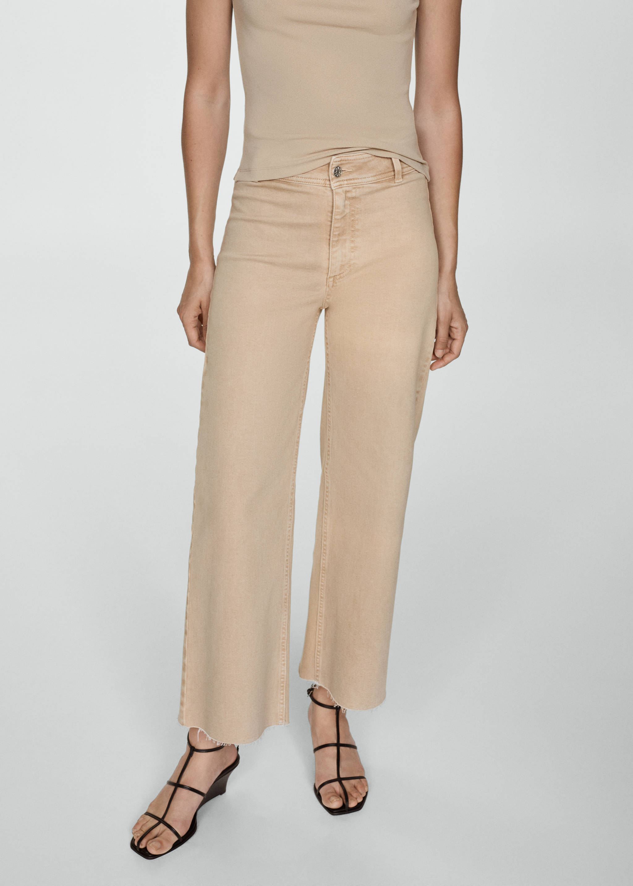 Catherin culotte high-rise jeans - Medium plane