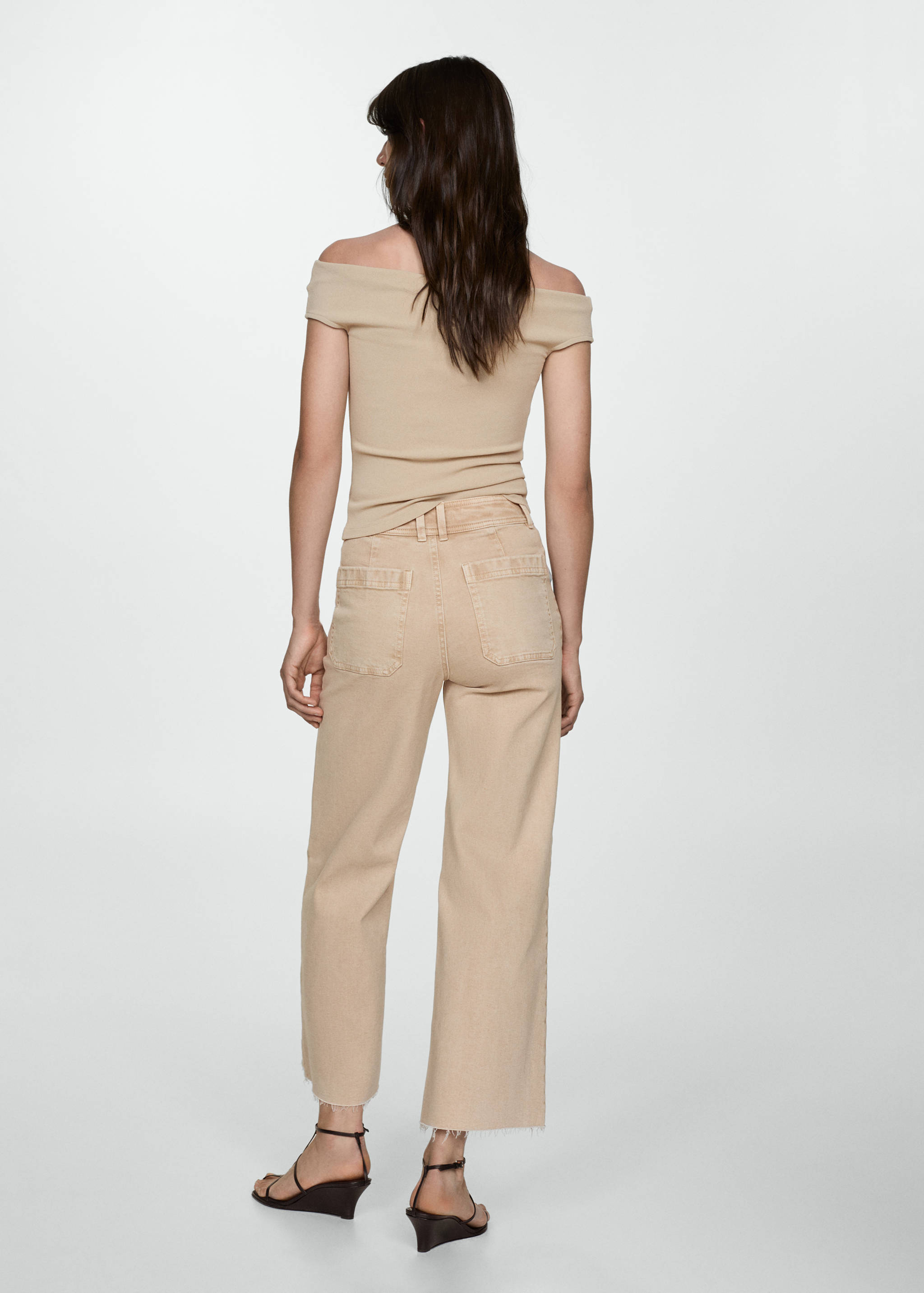 Catherin culotte high-rise jeans - Reverse of the article