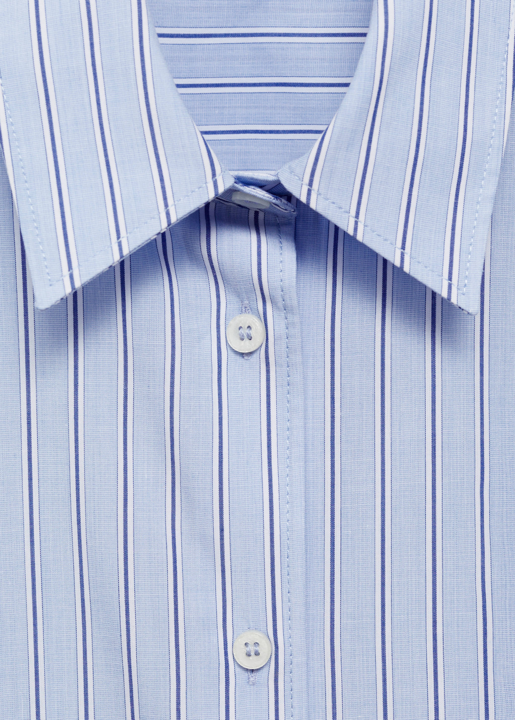 Regular cotton lyocell-blend shirt - Details of the article 8