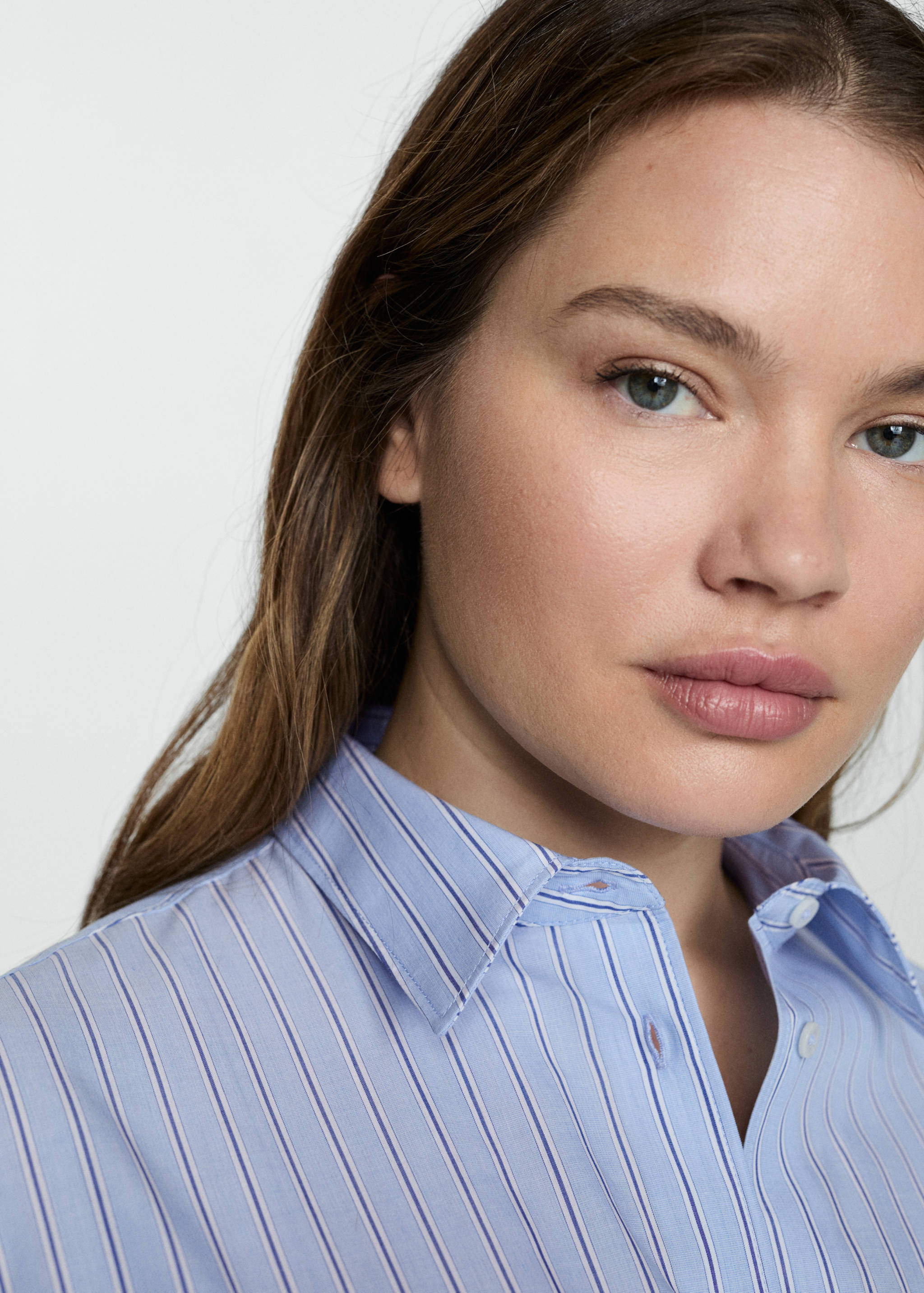 Regular cotton lyocell-blend shirt - Details of the article 4