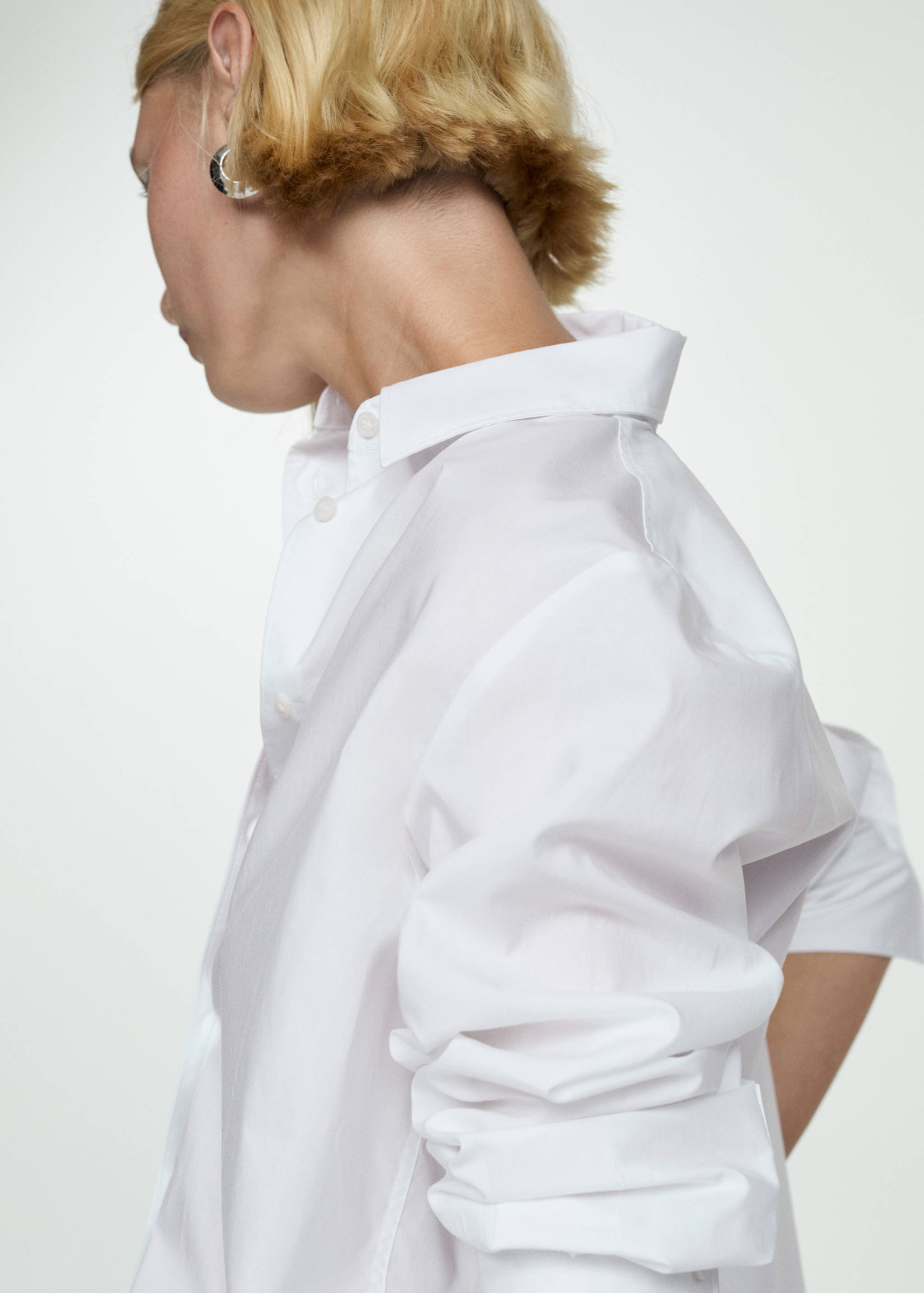 Regular cotton lyocell-blend shirt - Details of the article 6