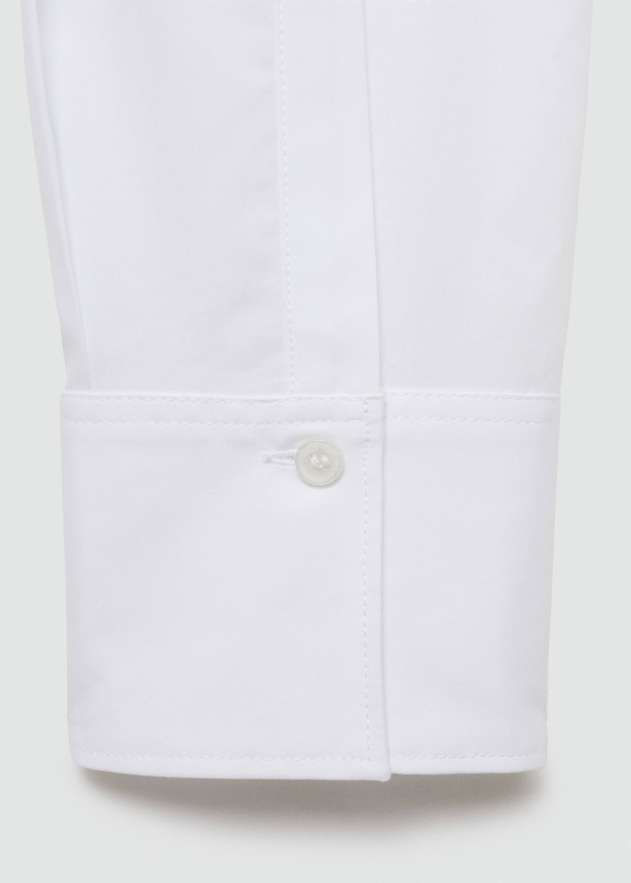 Regular cotton lyocell-blend shirt - Details of the article 0
