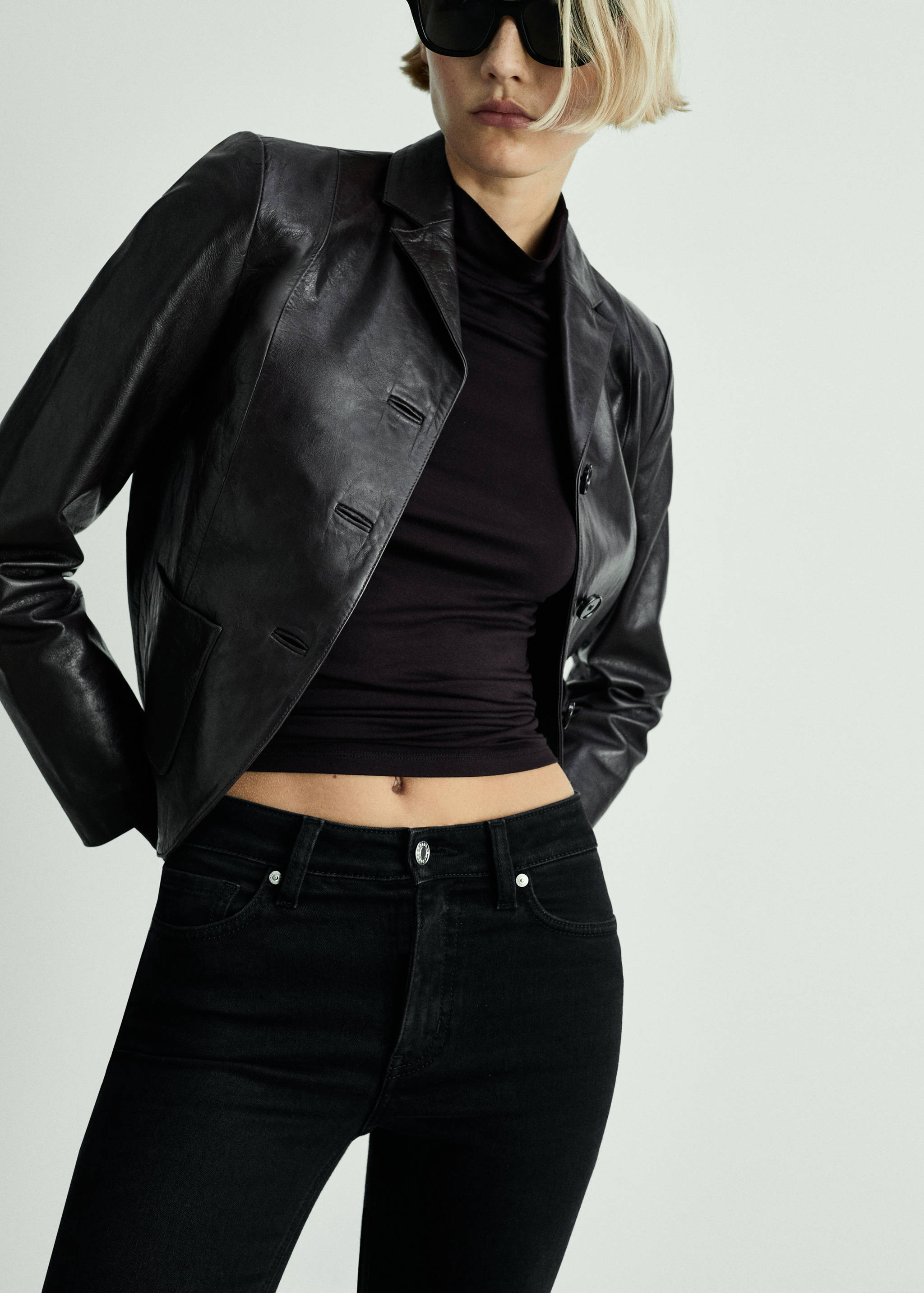 Sienna flared cropped jeans - Details of the article 1