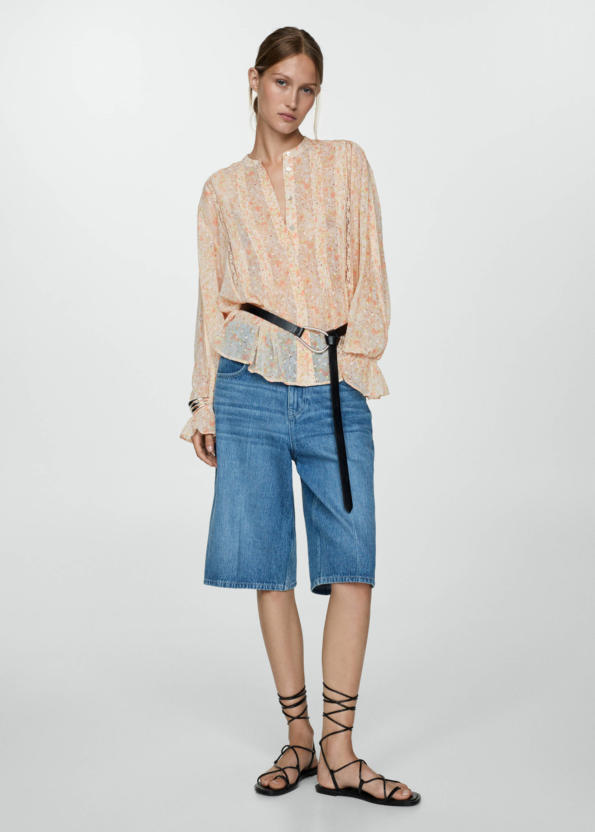 Camisa estampado floral - Plano general