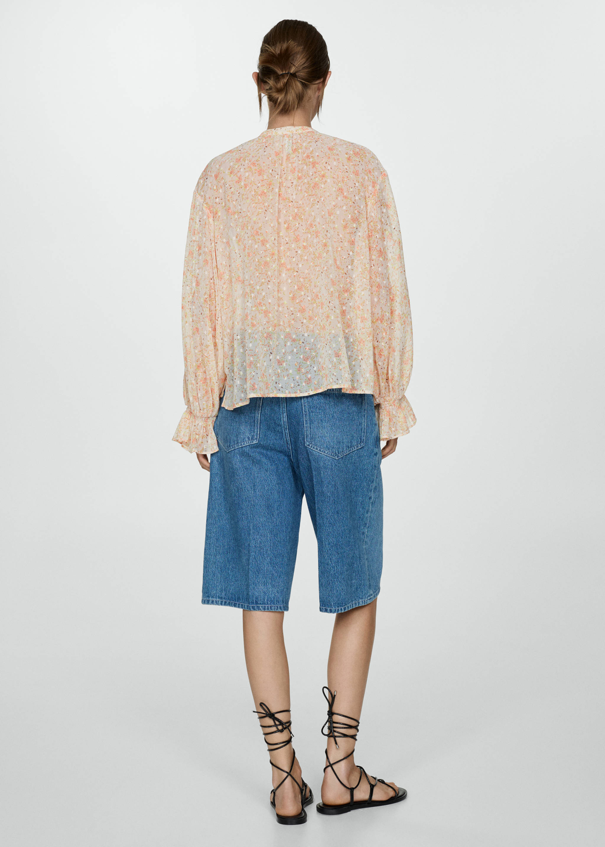 Camisa estampado floral - Reverso del artículo