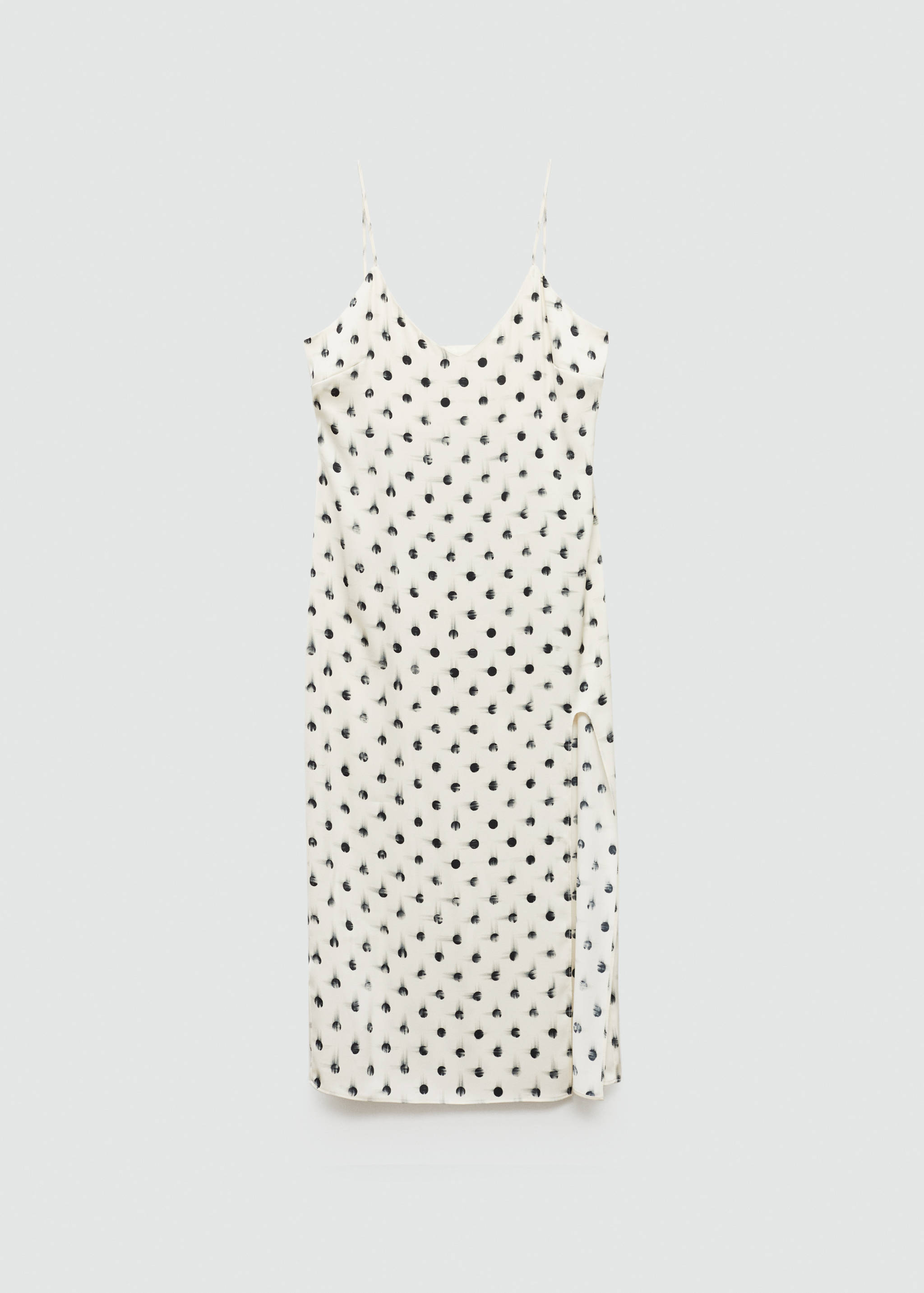 Printed cut-out detail dress - Article without model