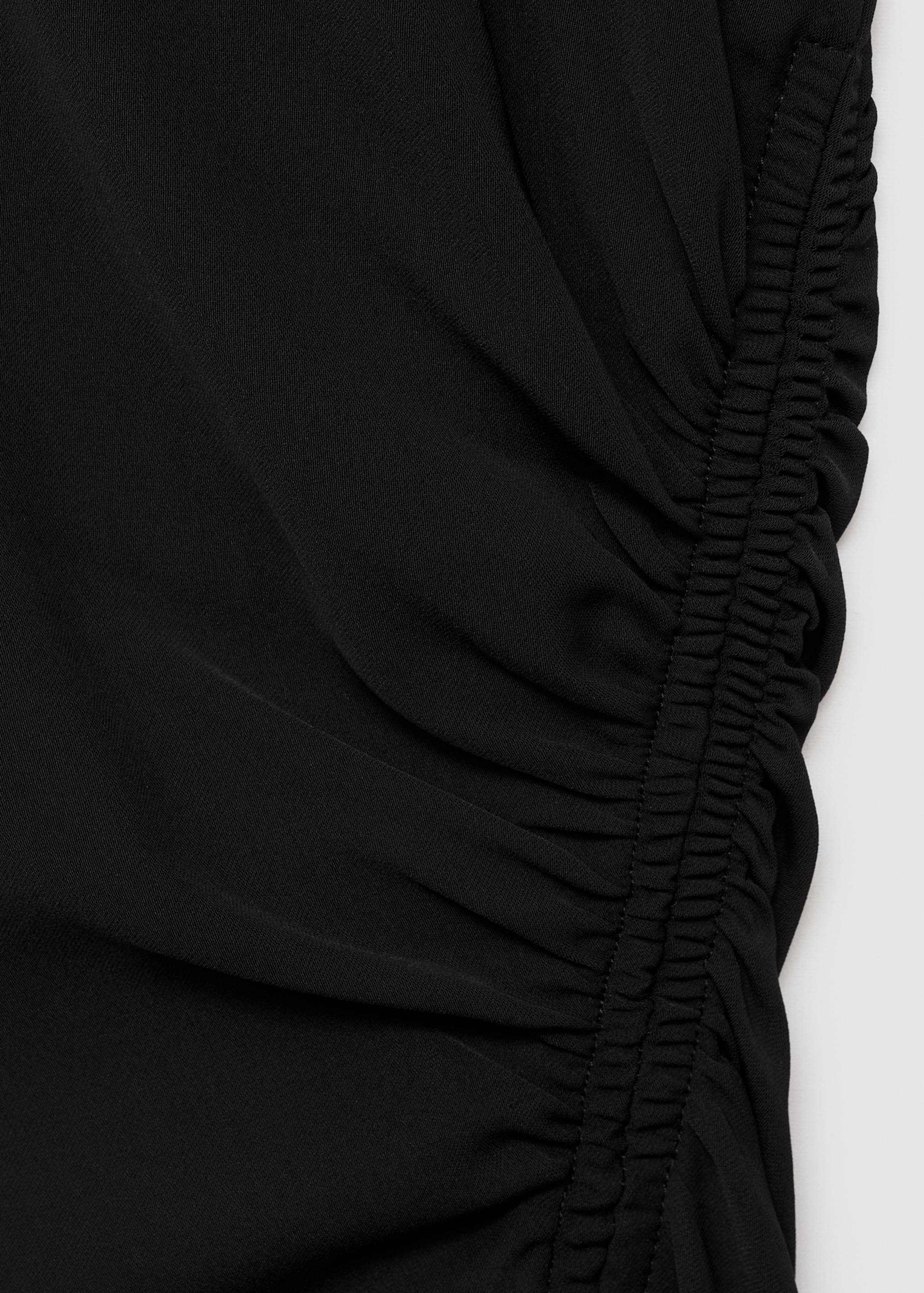 Midi-dress with draped detail - Details of the article 0