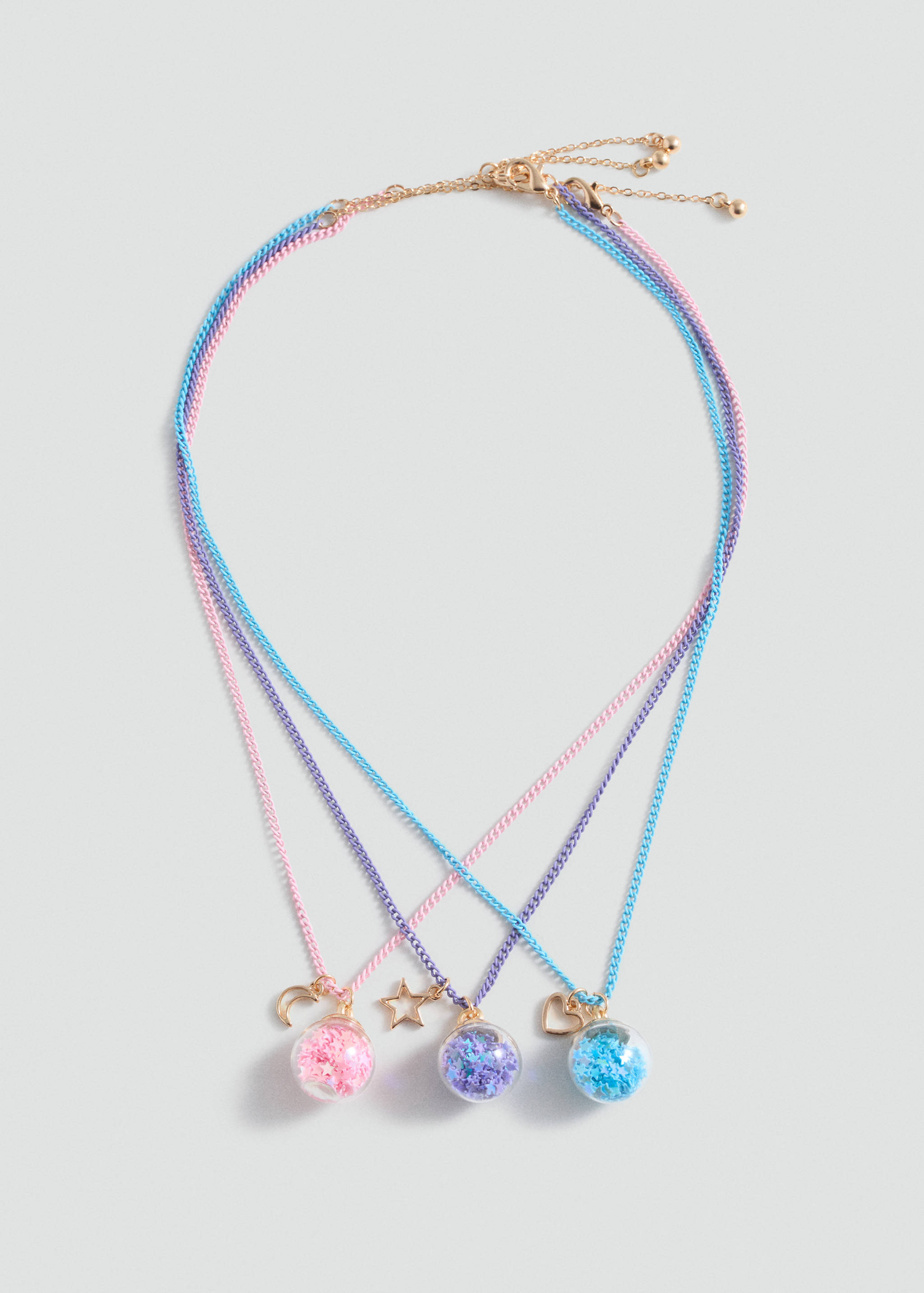 Pack of 3 Best Friends necklaces - Article without model