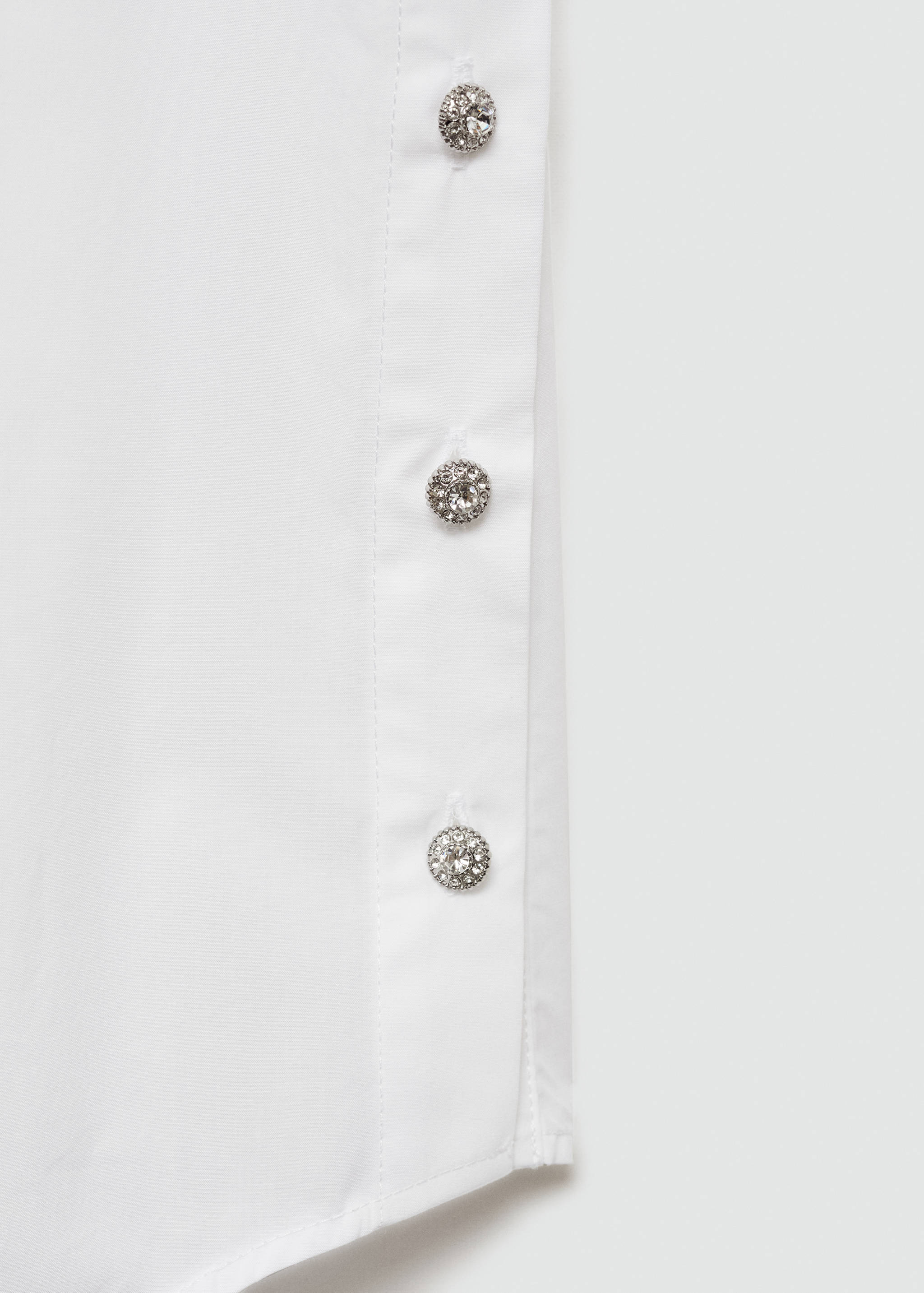 Lyocell shirt with hidden buttons - Details of the article 8