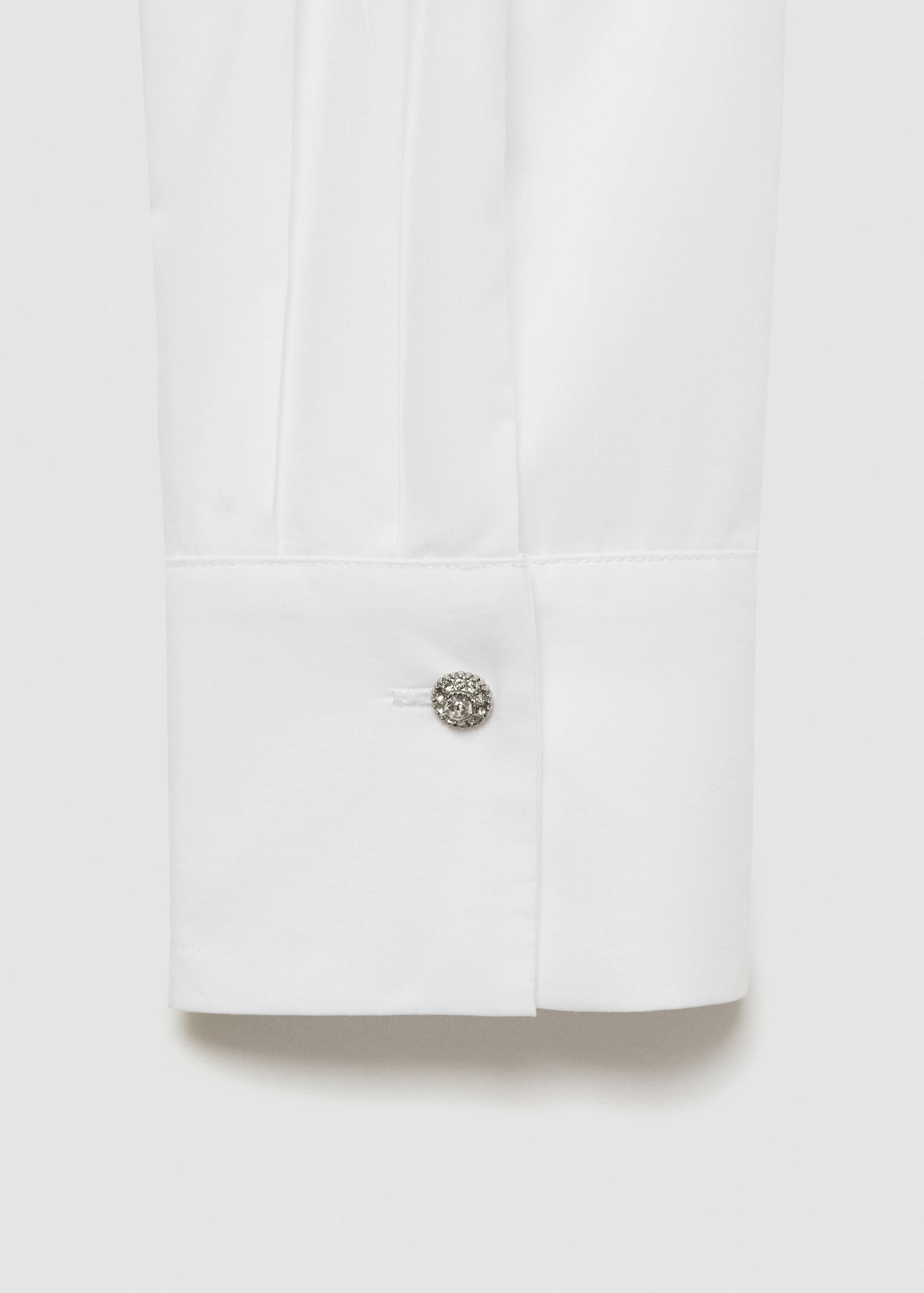 Lyocell shirt with hidden buttons - Details of the article 0