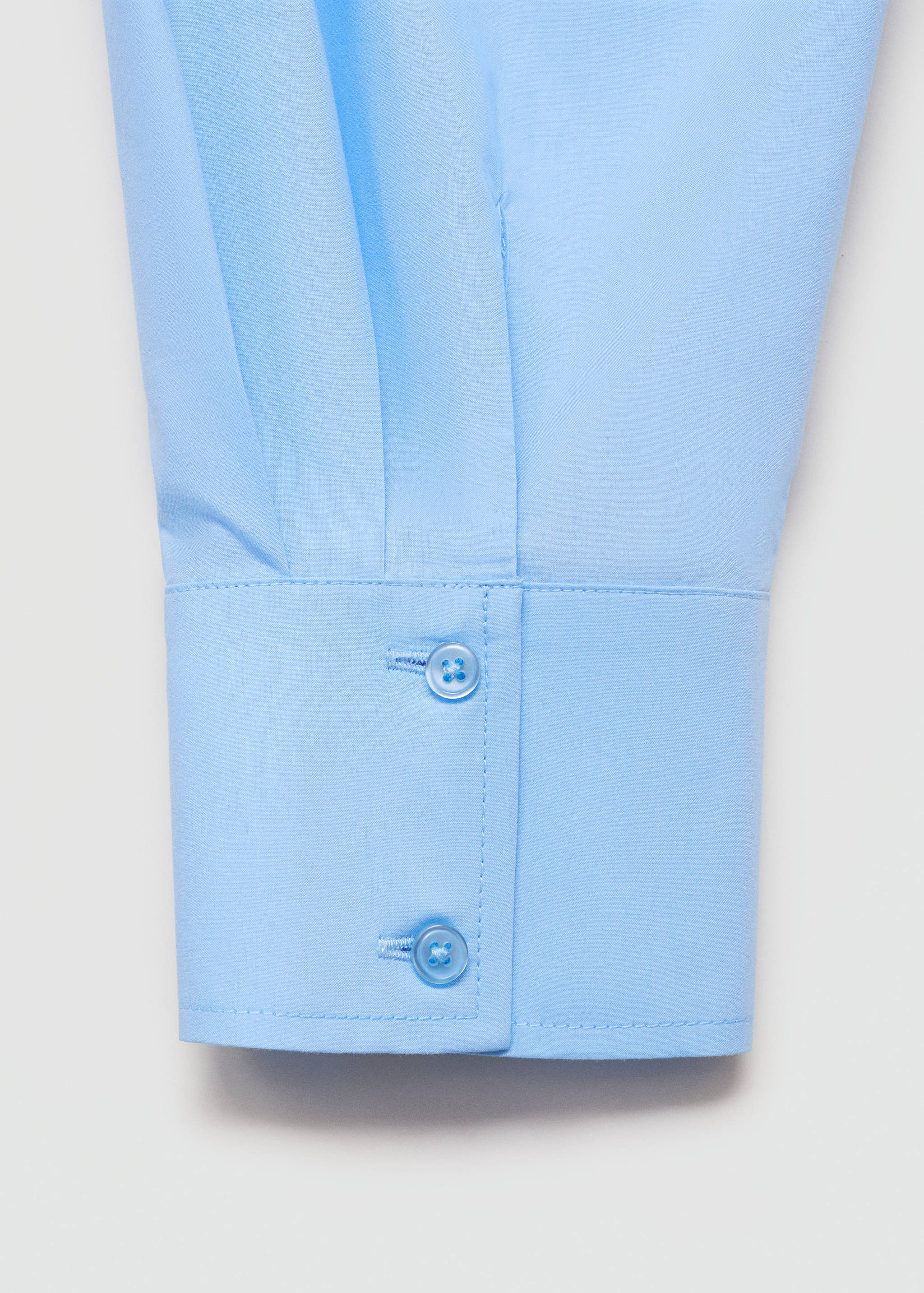 Cropped polo-neck shirt - Details of the article 0