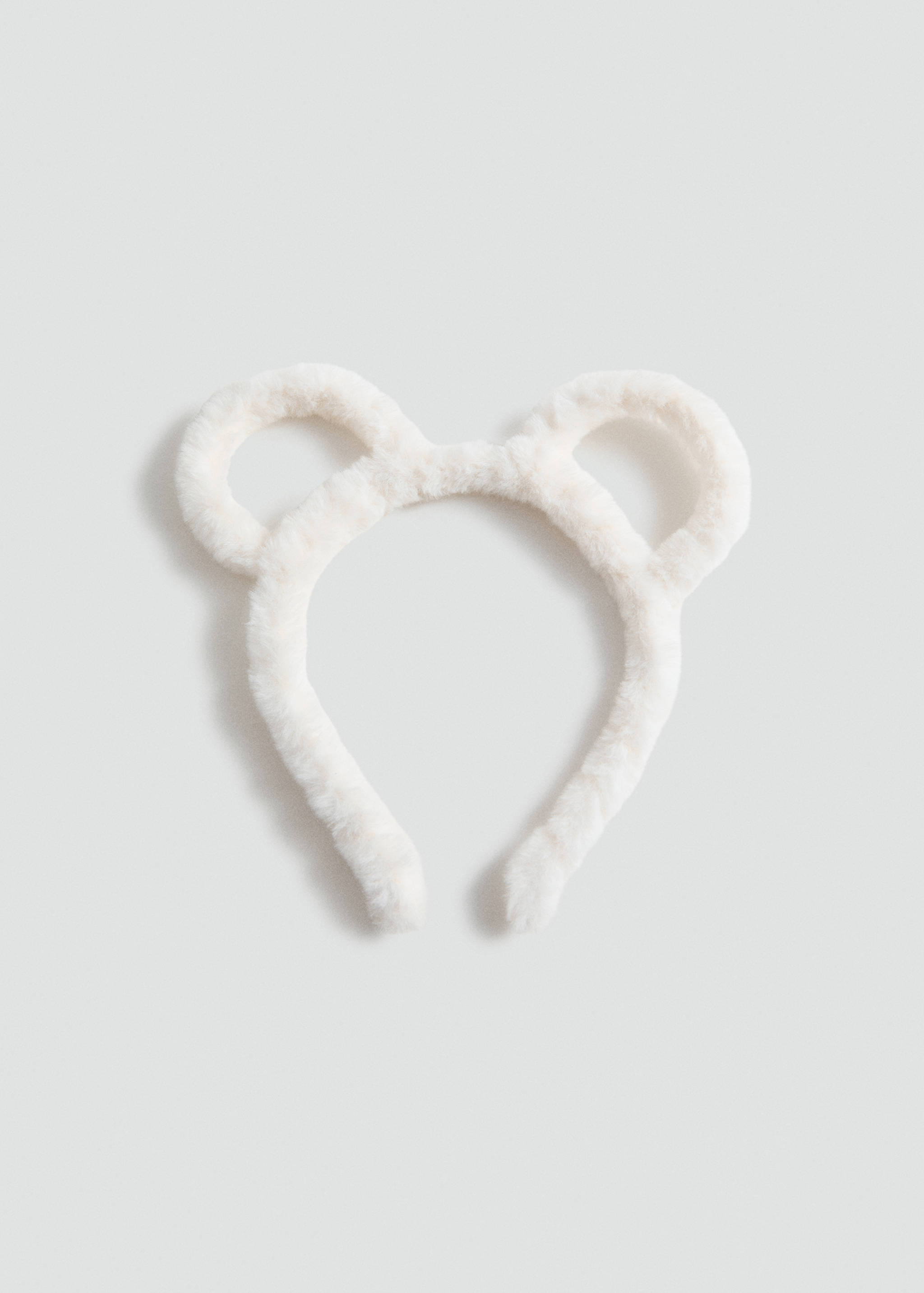 毛皮效果耳朵发带 - null