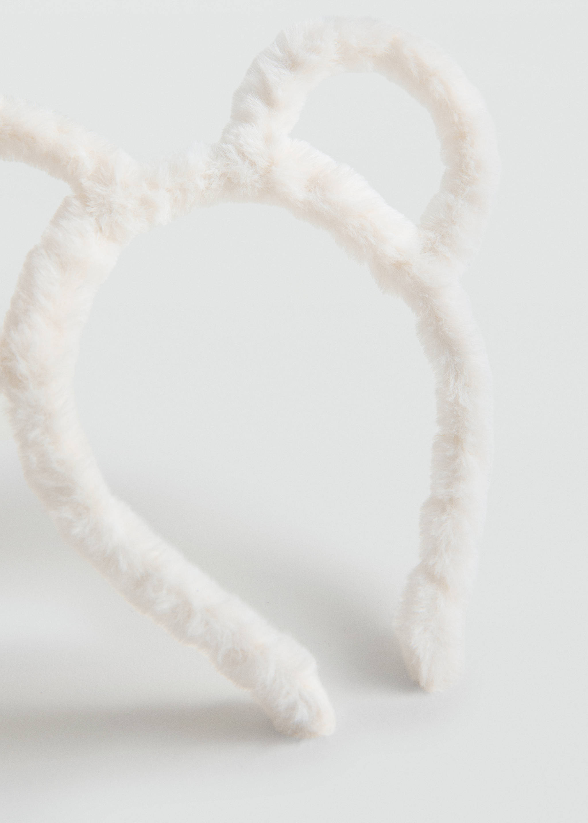 毛皮效果耳朵发带 - null