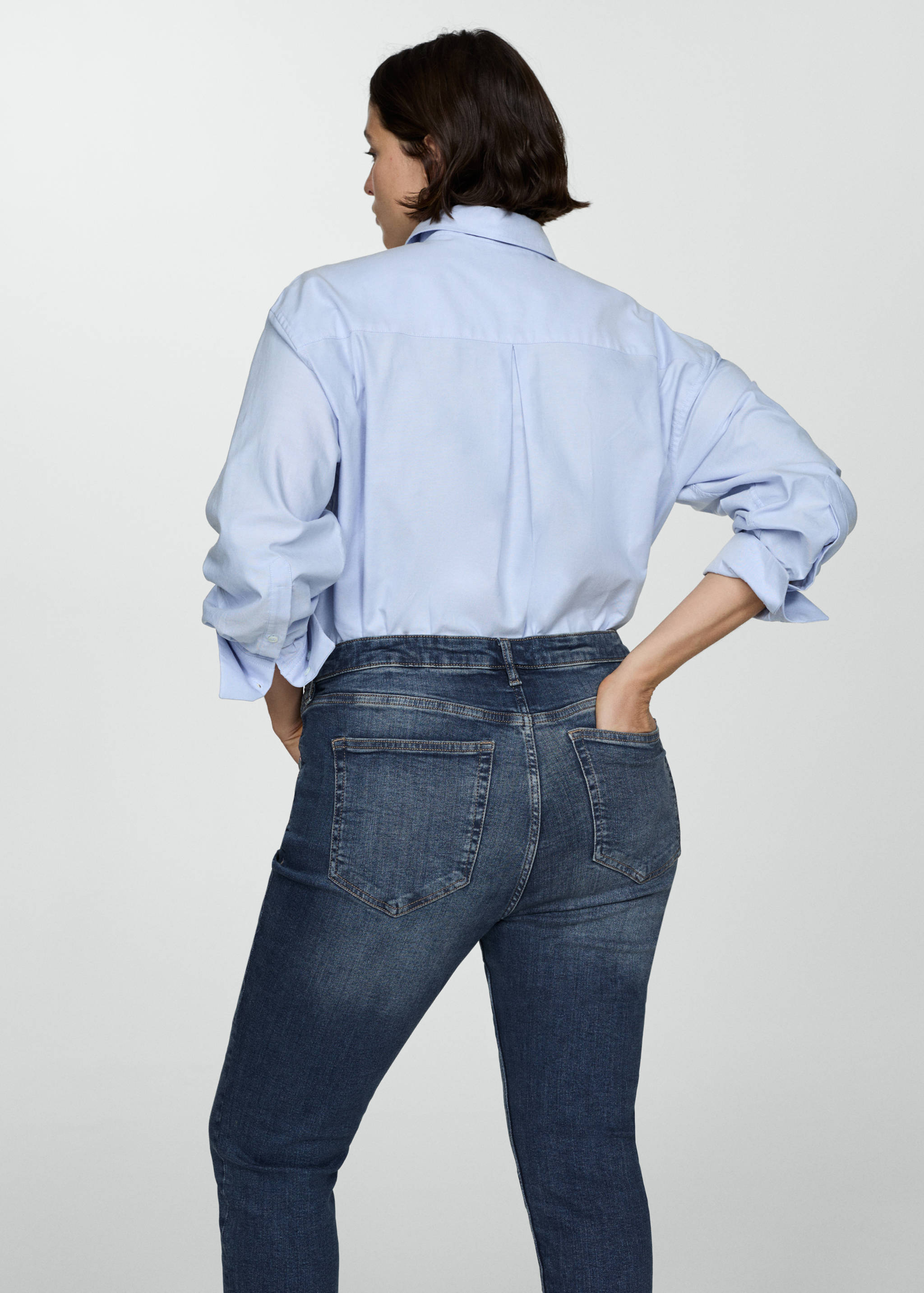 High-rise skinny jeans - Details of the article 4