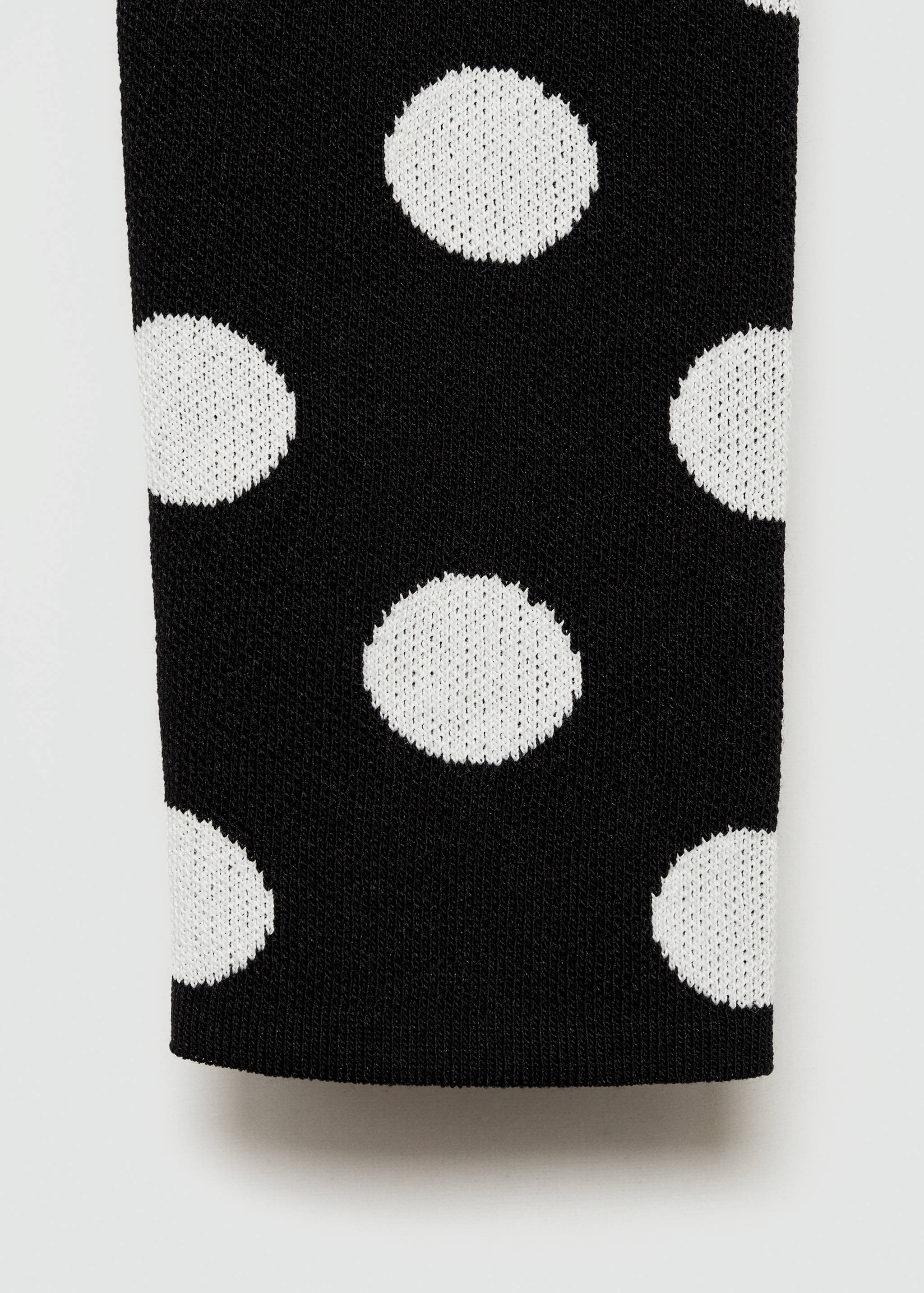 Polka-dot knitted cardigan - Details of the article 0