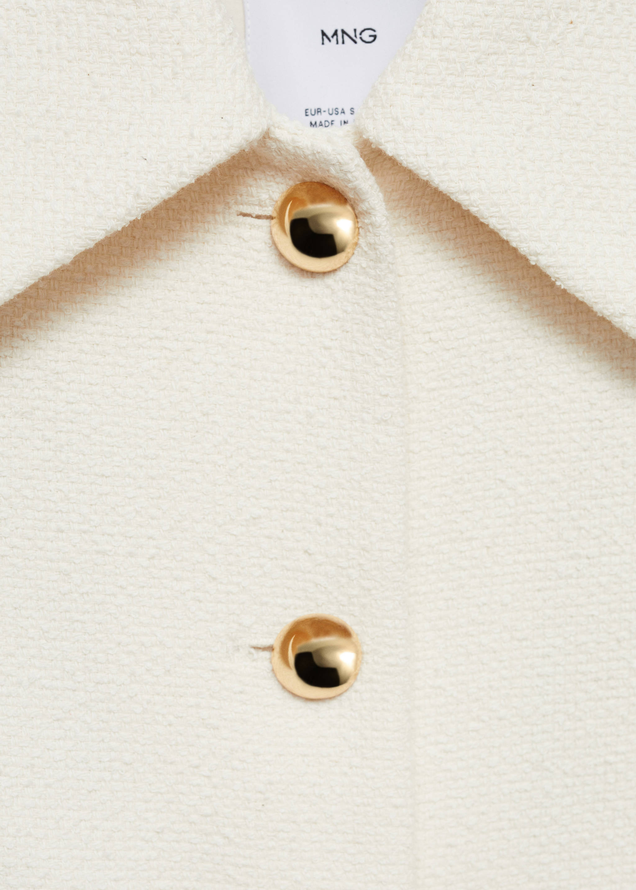 Tweed jacket with buttons - Details of the article 8