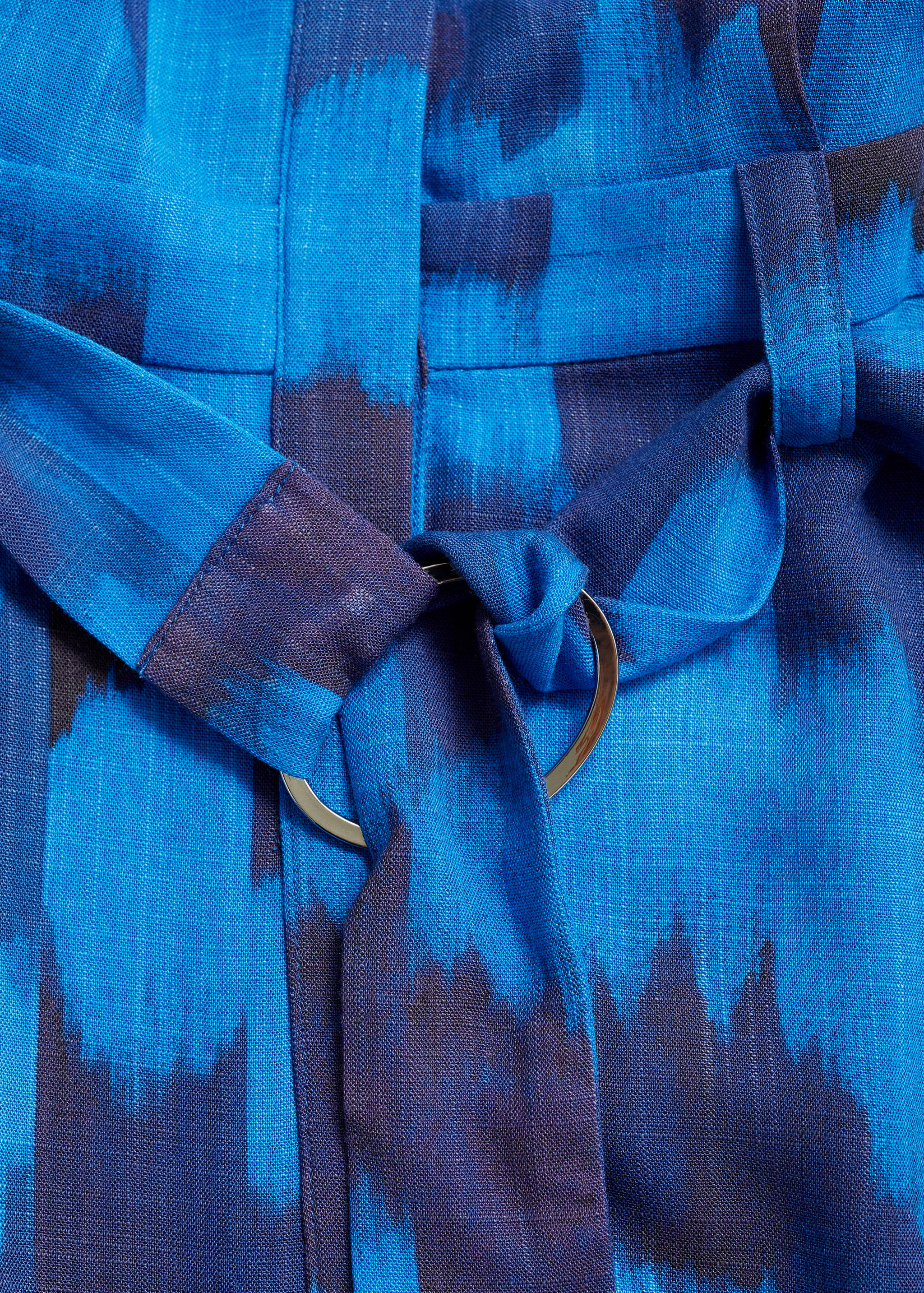 Jurk met print en ceintuur - Detail van het artikel 0