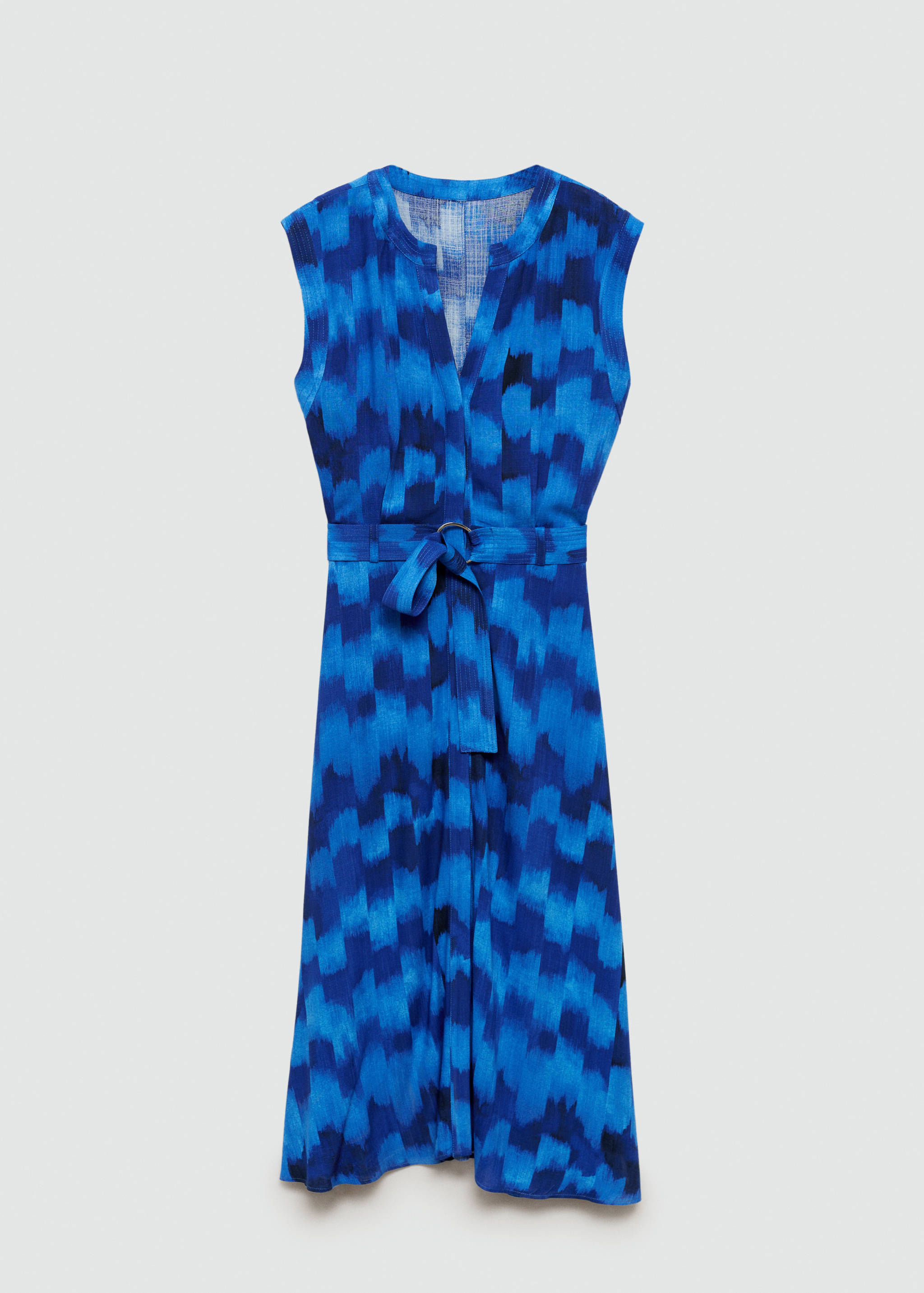 Belt printed dress - Article without model