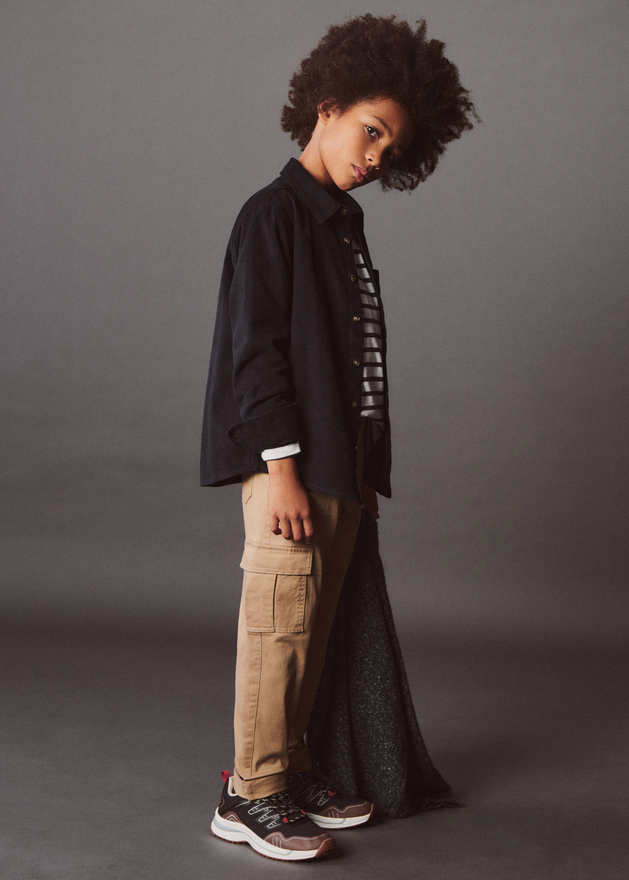 Straight-fit cargo pants - Details of the article 5