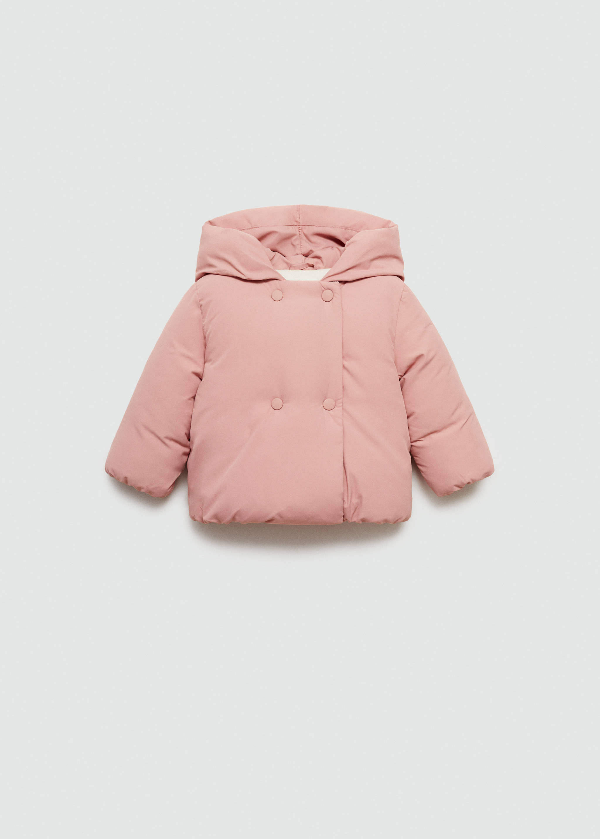 Anorak with fur-effect lining - Article without model