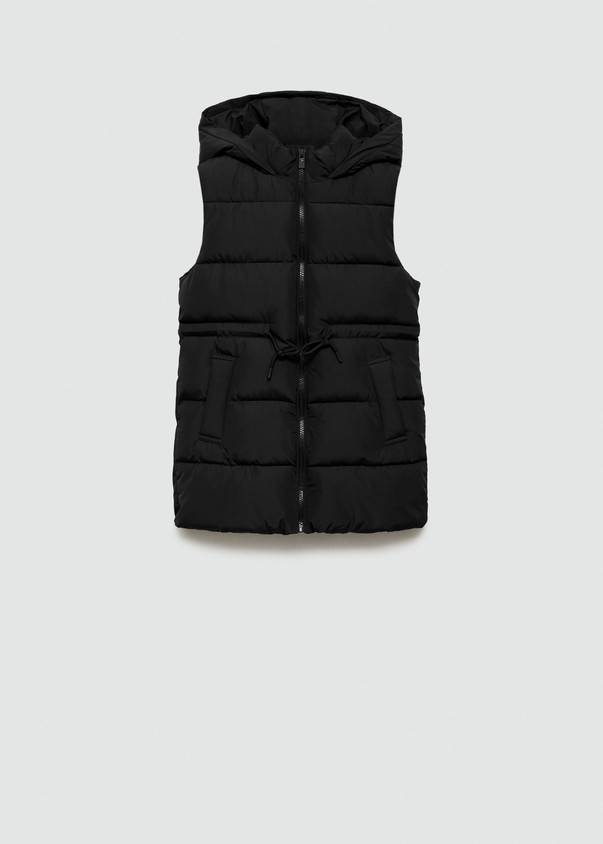 Long puffer vest - Article without model