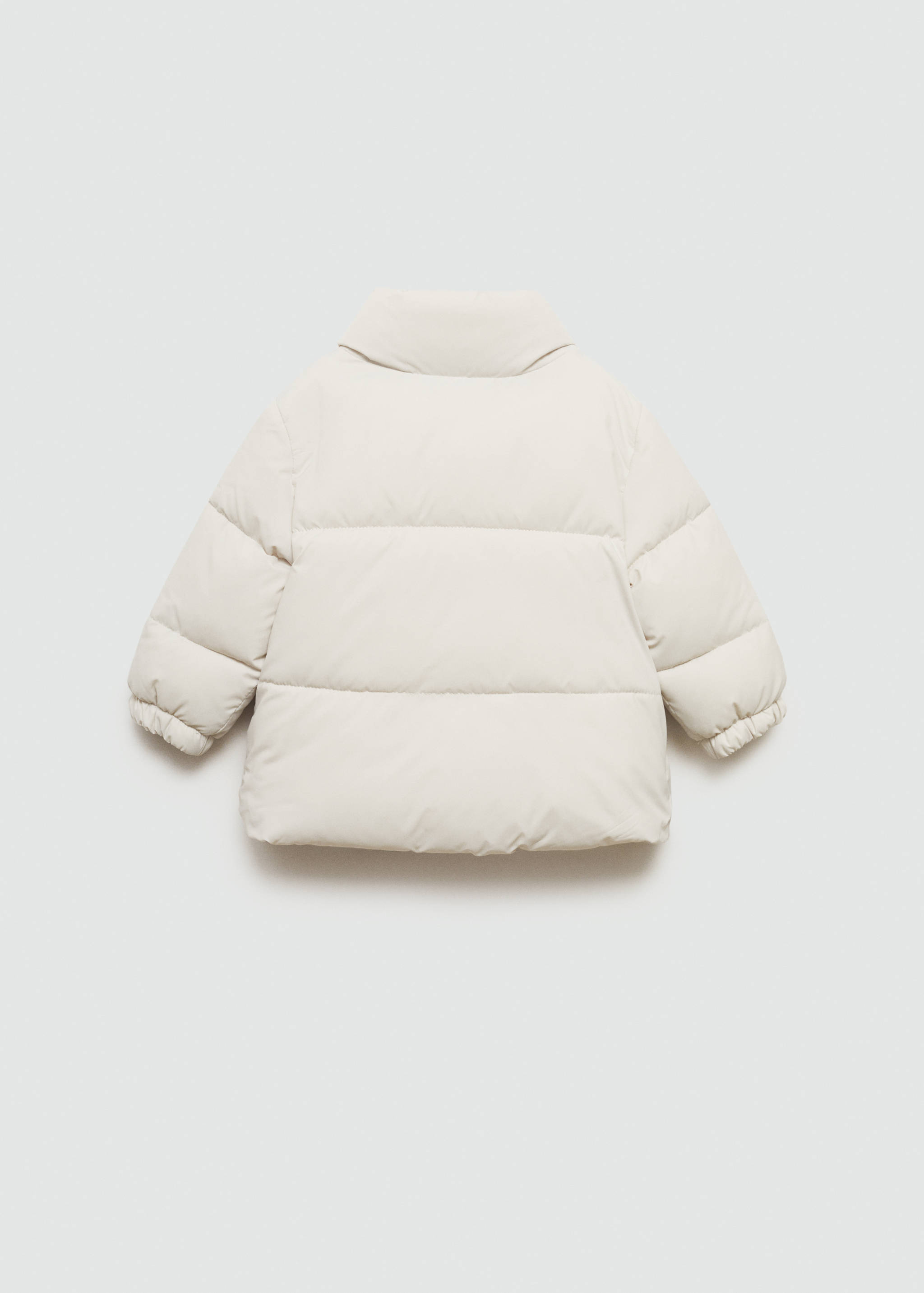 Padded anorak with fur-effect interior - Reverse of the article