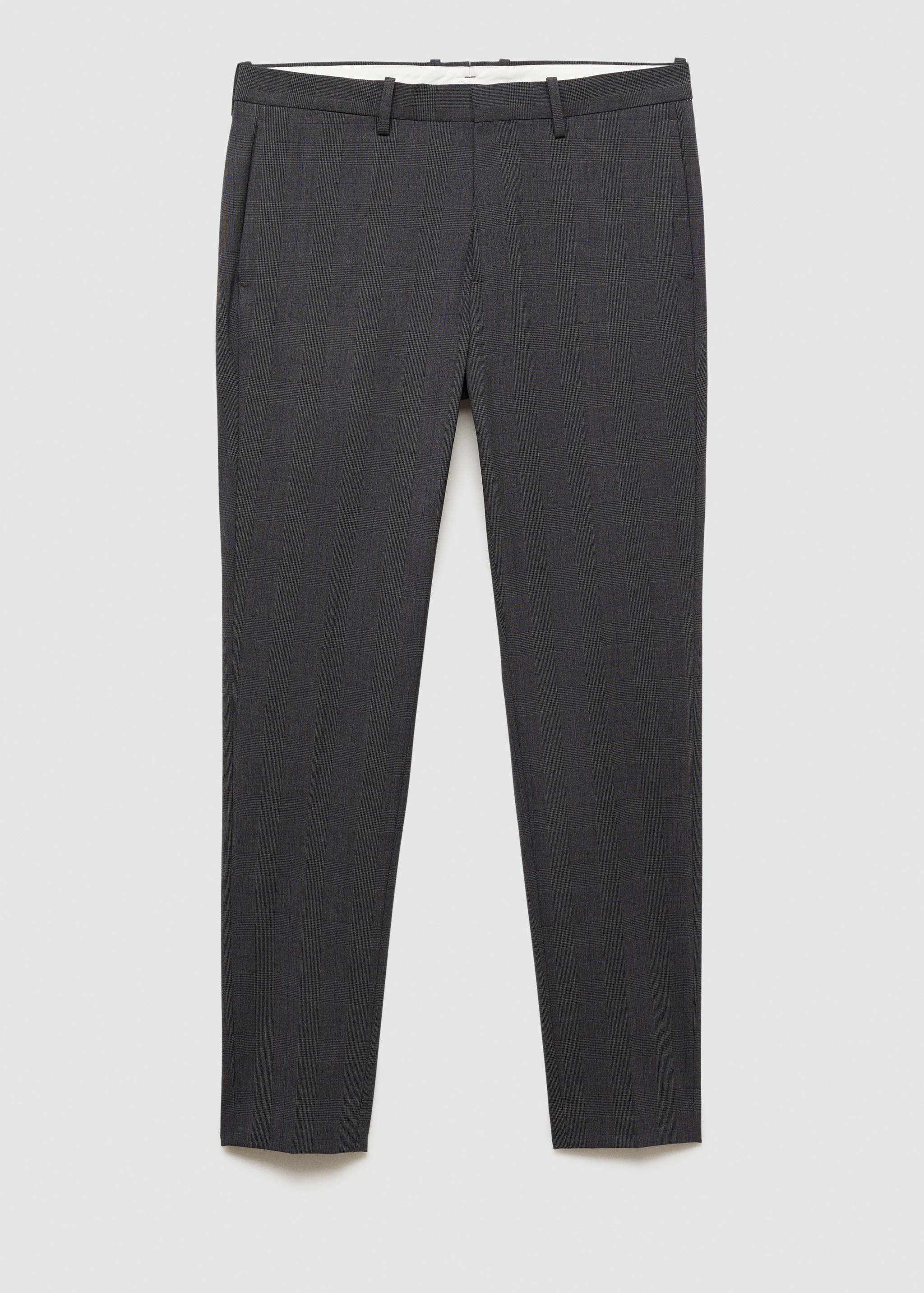 Stretch fabric super slim-fit suit trousers - Article without model