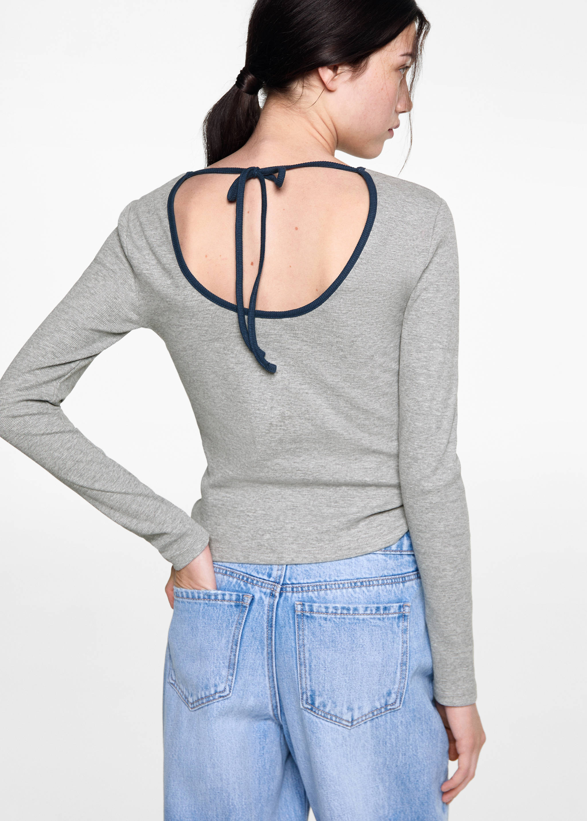 Gemêleerd T-shirt - Achterkant van het artikel