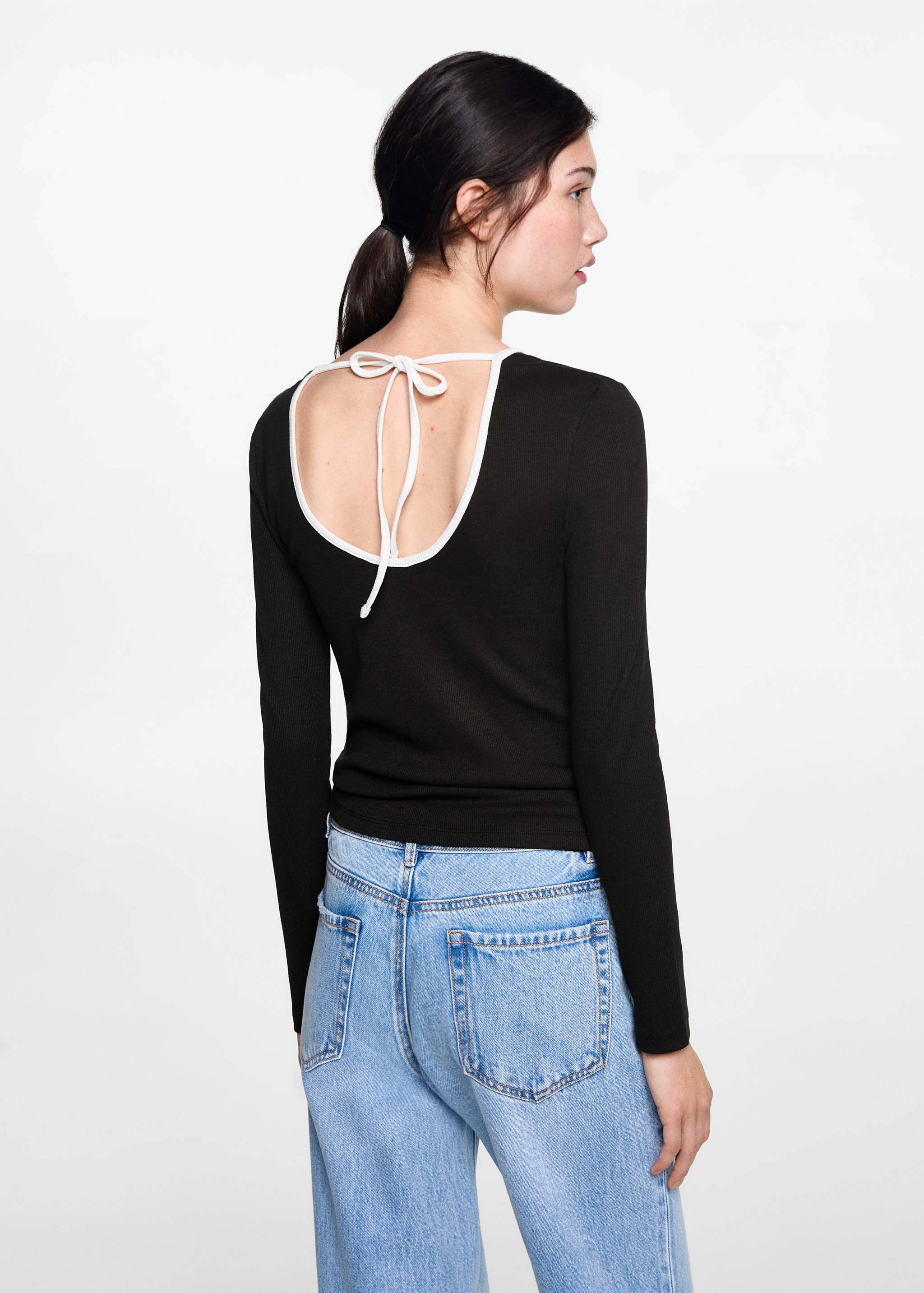 Gemêleerd T-shirt - Achterkant van het artikel