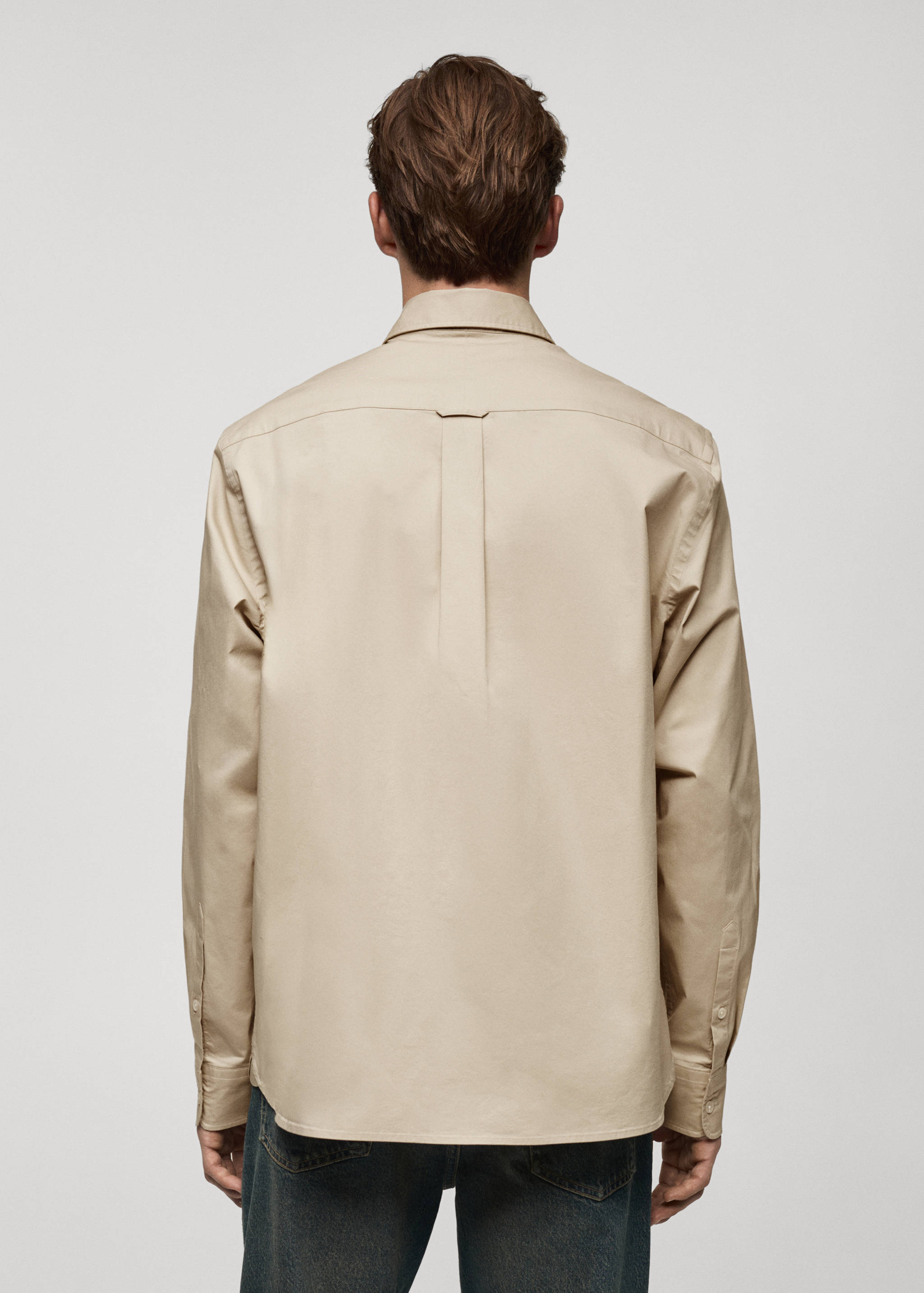 Chemise regular fit coton - Verso de l’article