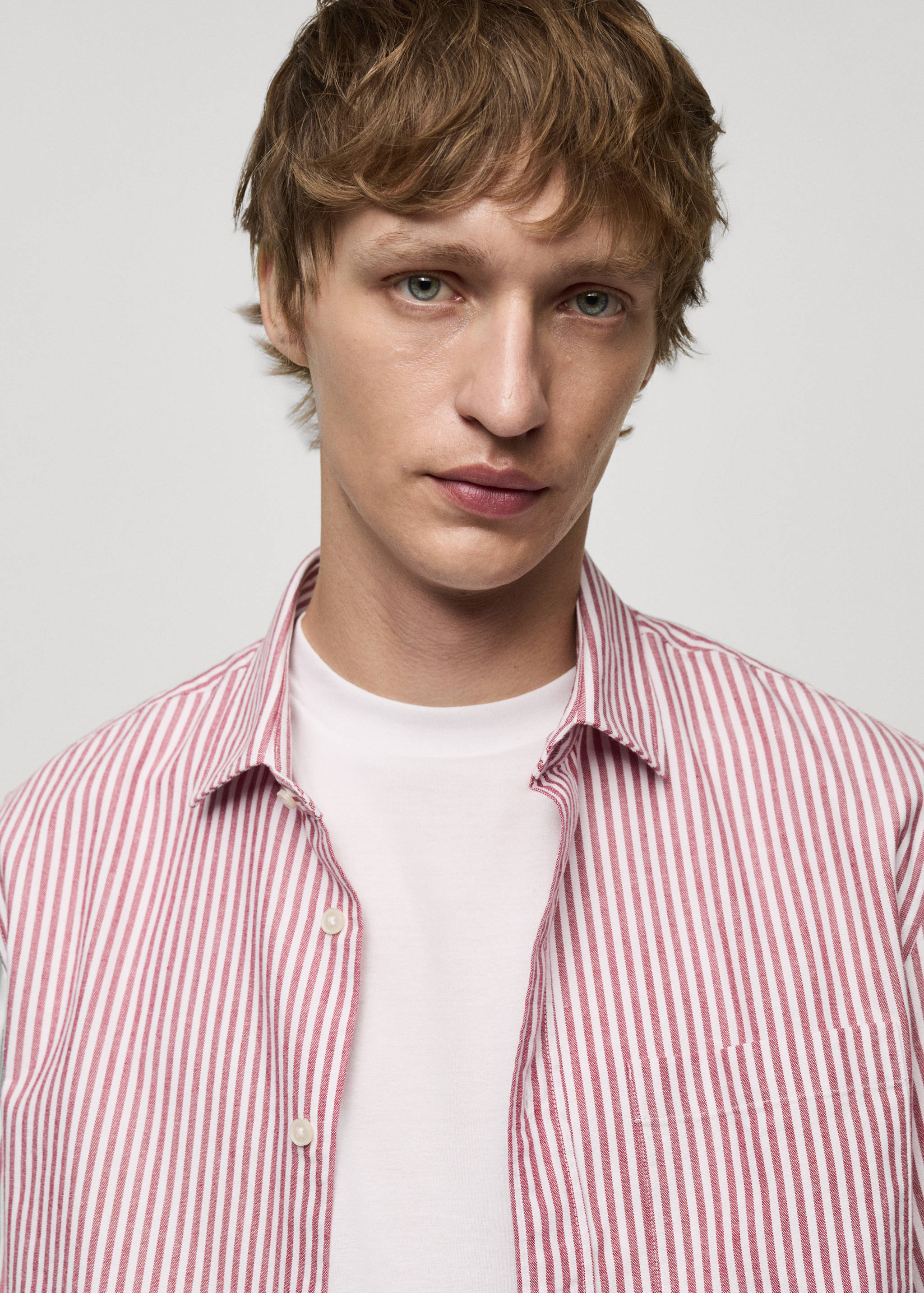 100% cotton kodak striped shirt - Details of the article 1