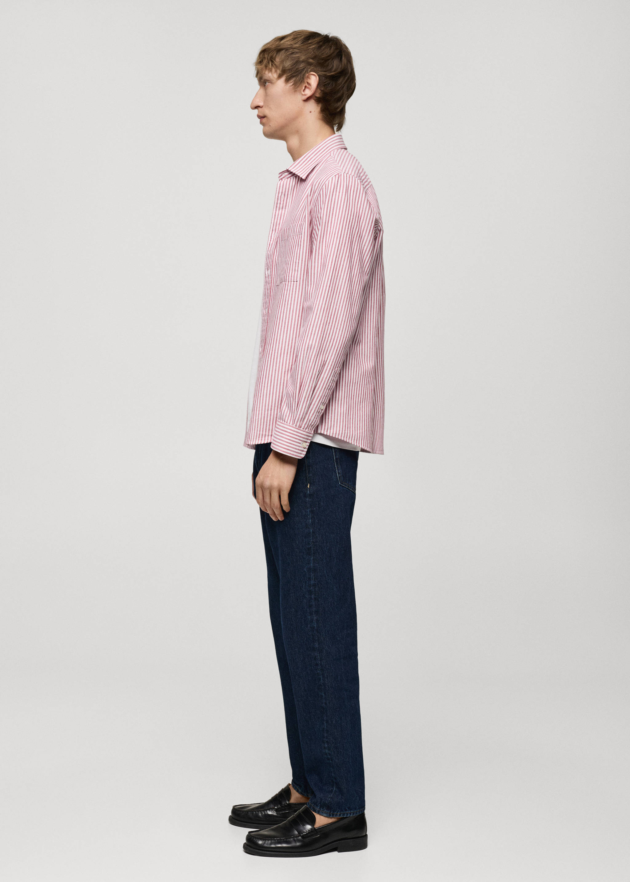 100% cotton kodak striped shirt - Details of the article 2