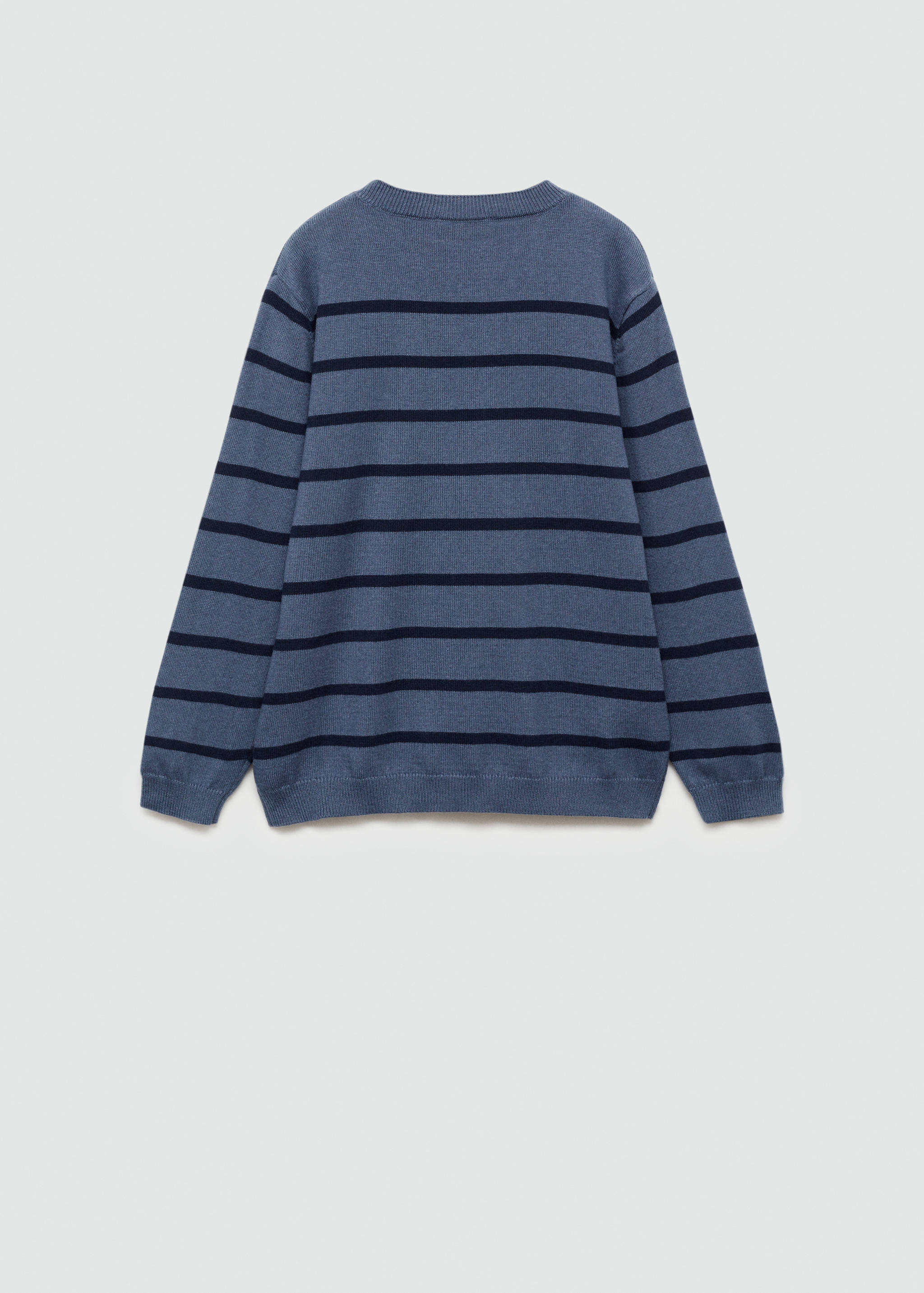 条纹针织毛衣 - null