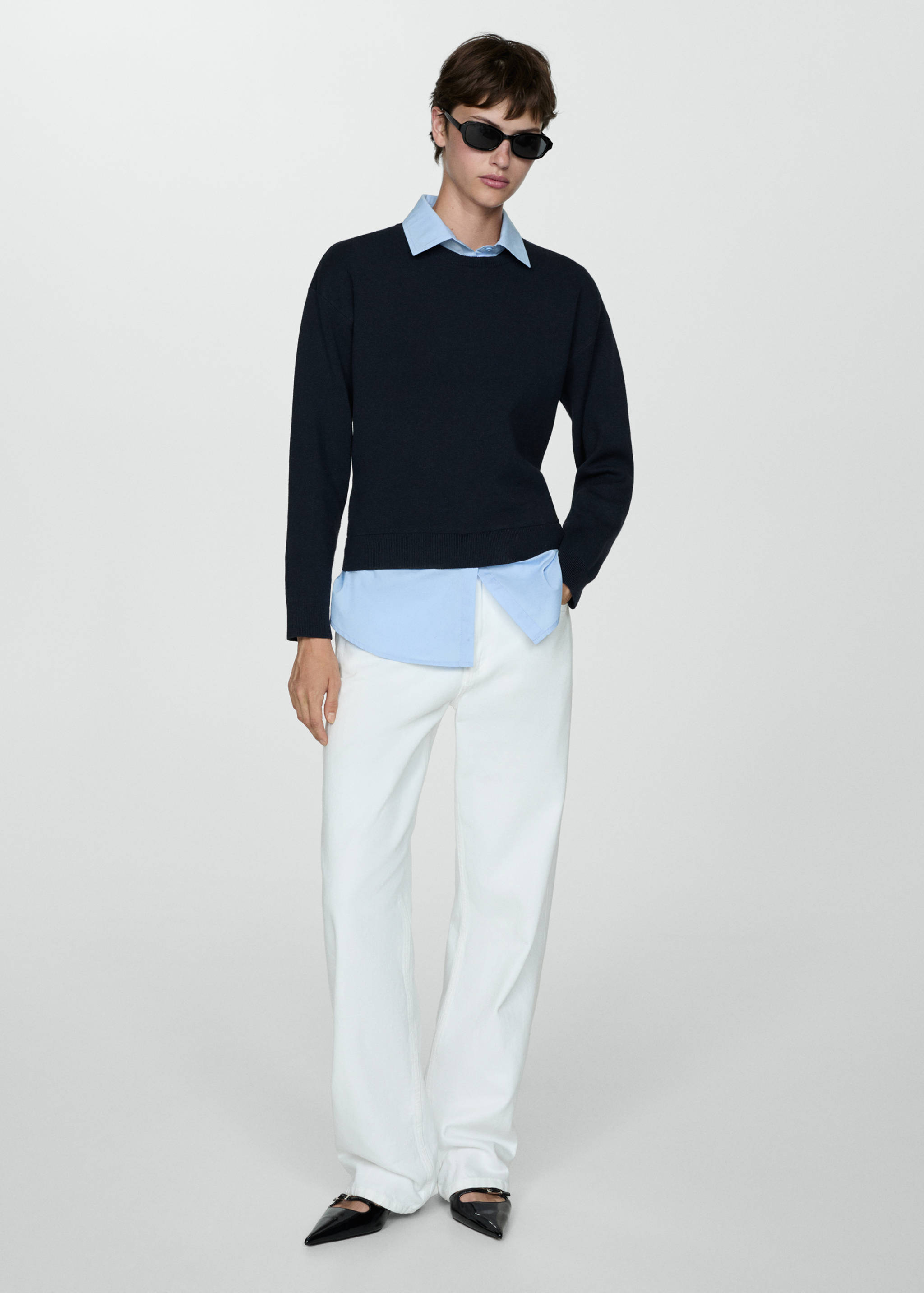 Combined shirt sweater - General plane