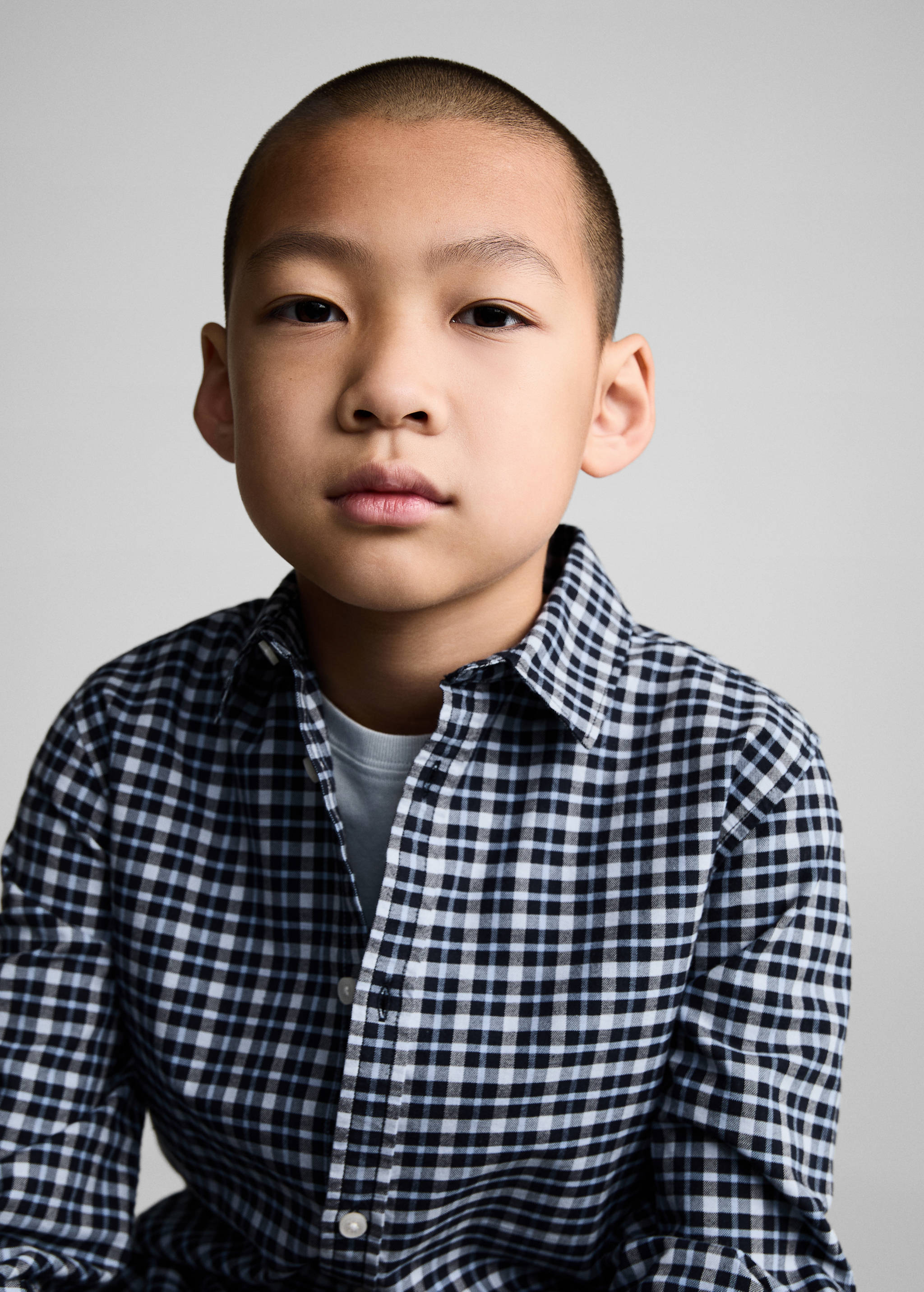 Рубашка в мелкую клетку - Деталь изделия 1