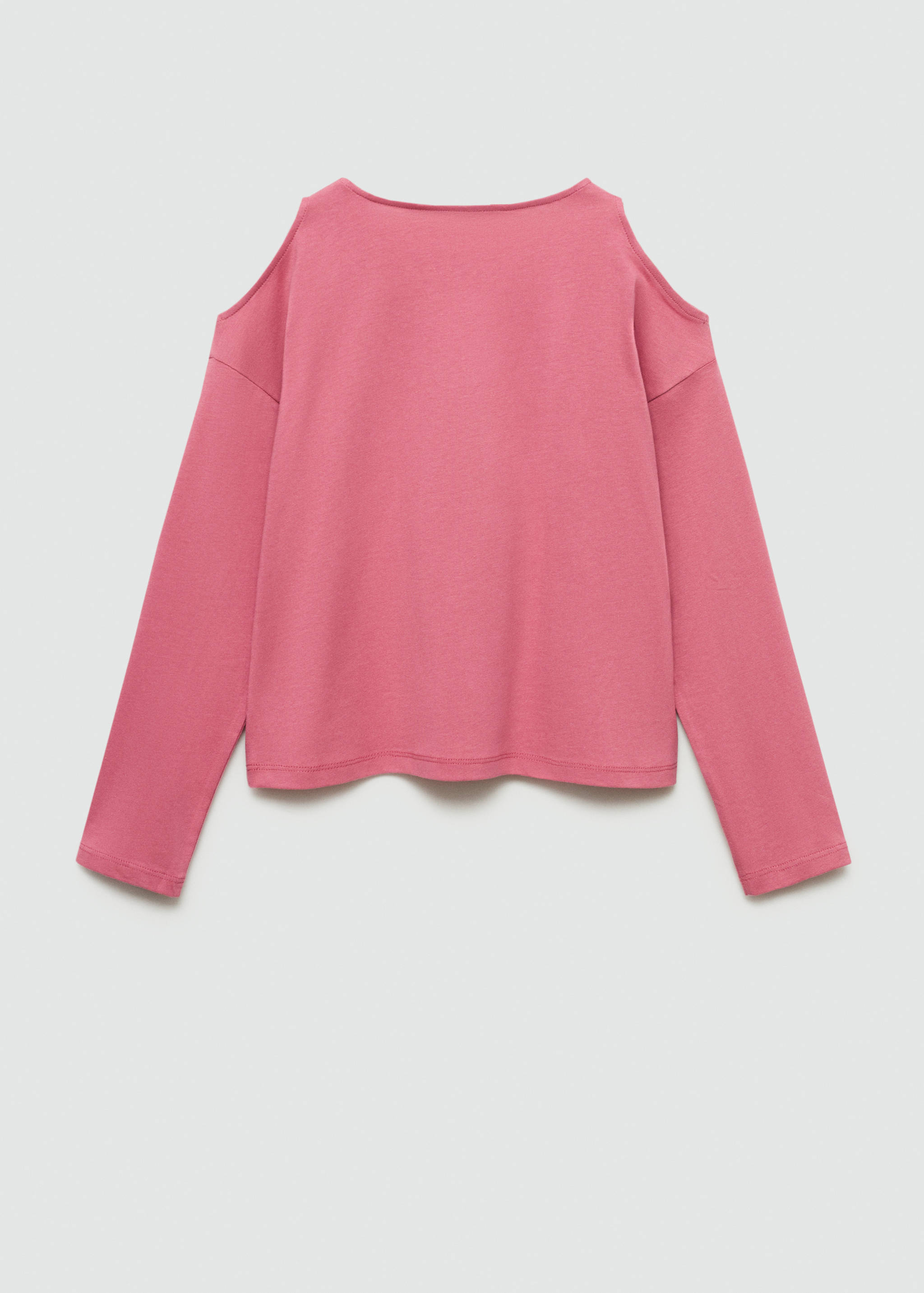 Long-sleeve t-shirt with cut-out - Reverse of the article