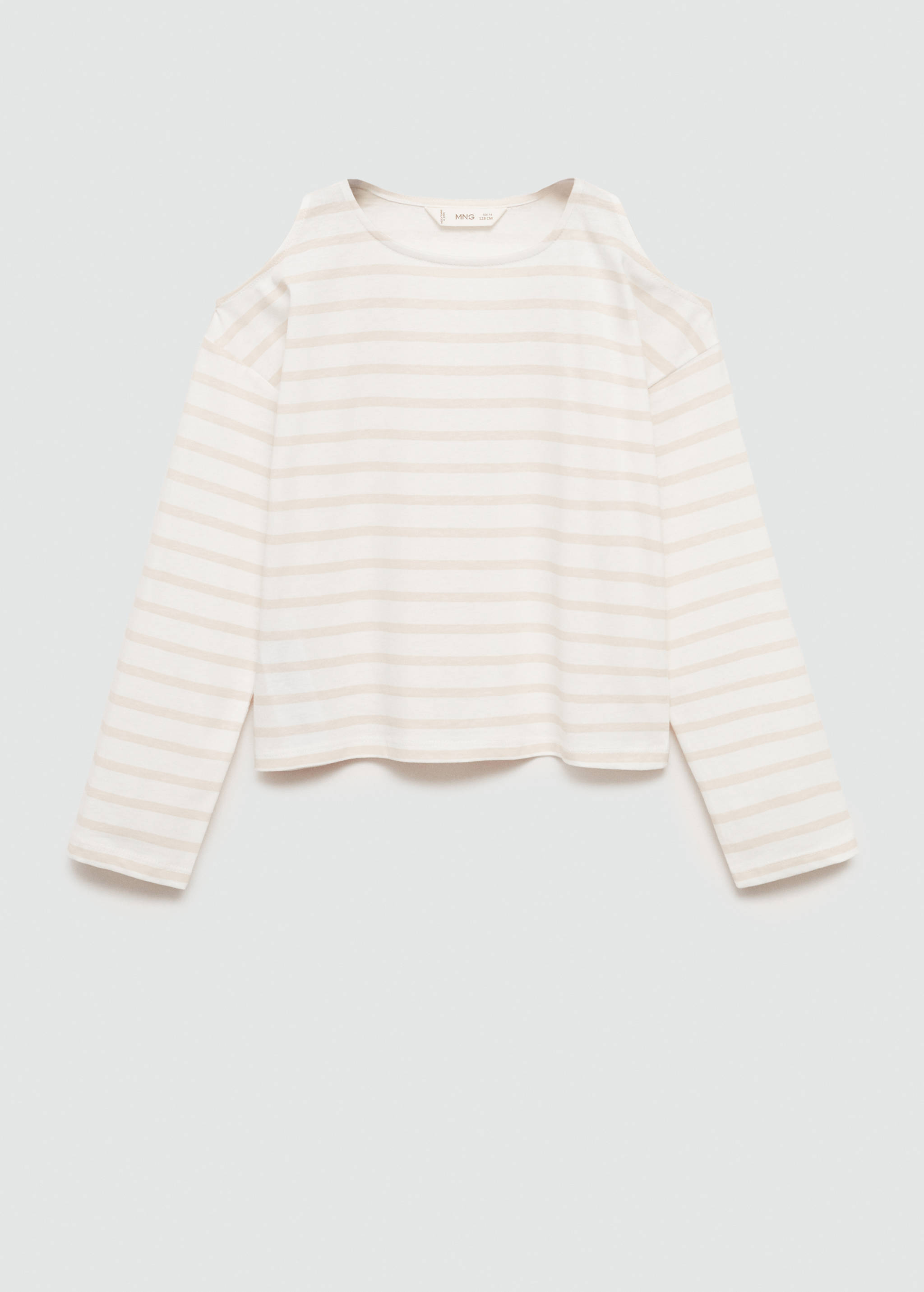 棉质露肩T恤 - null