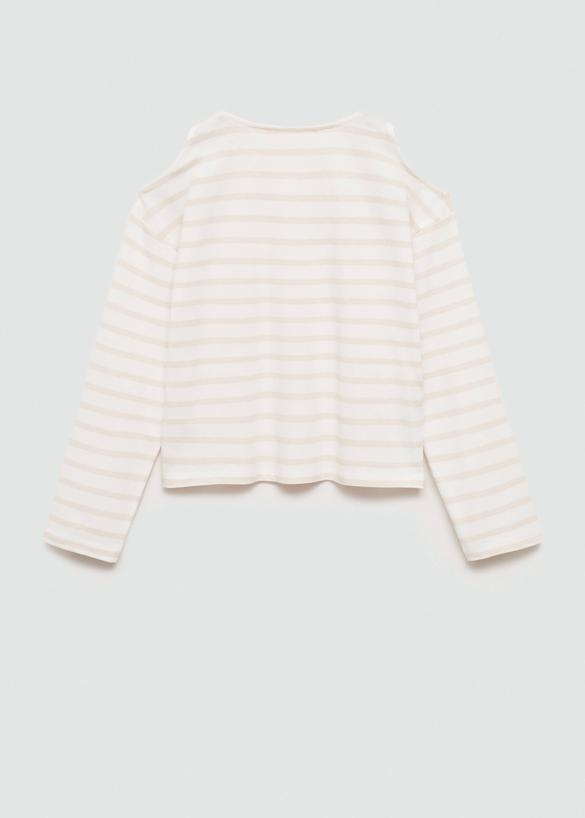 棉质露肩T恤 - null